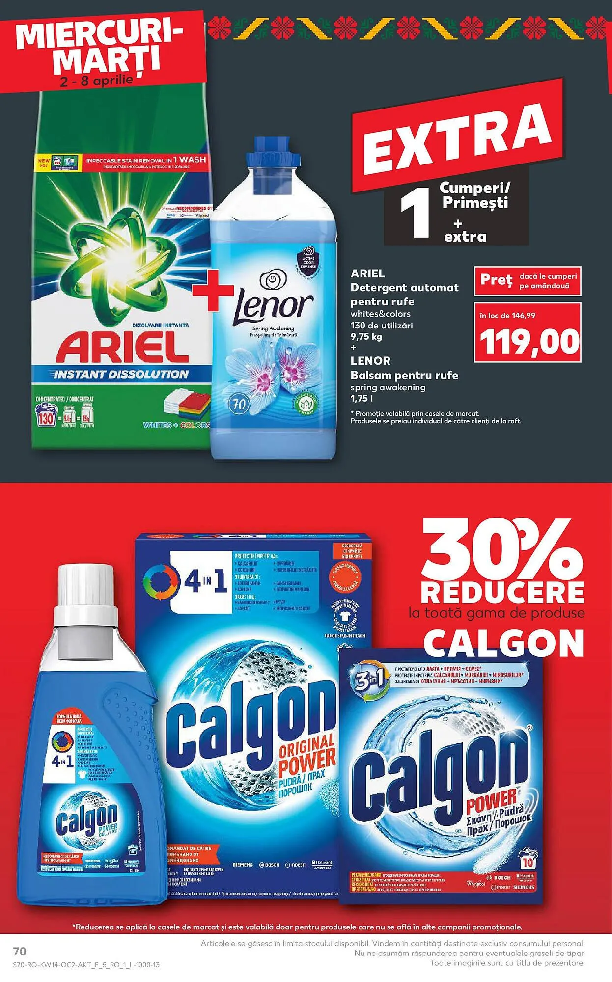 Catalog Catalog Kaufland de la 2 aprilie până la 8 aprilie 2025 - Revista Pagina 70