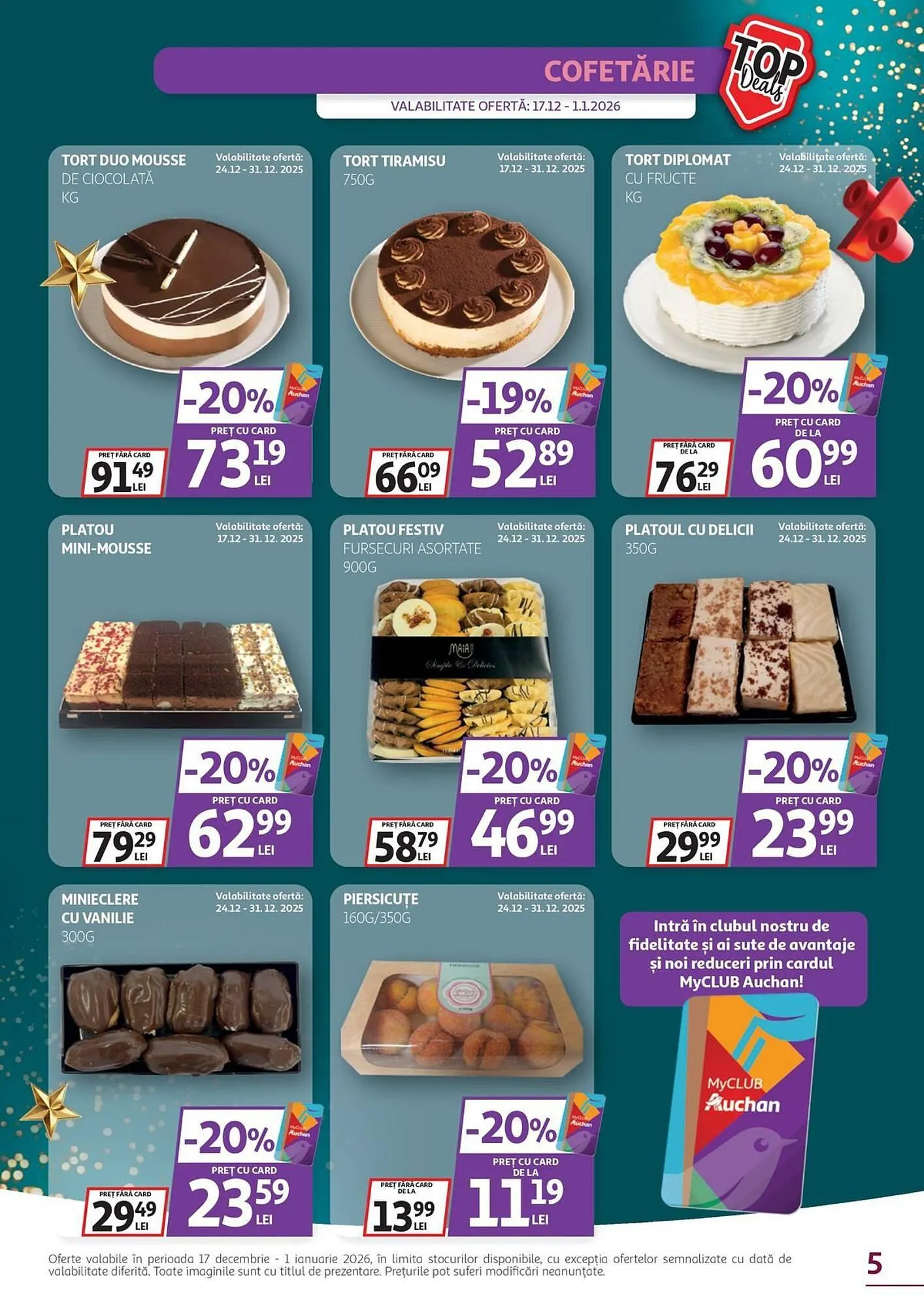 Catalog Catalog Auchan de la 17 decembrie până la 1 ianuarie 2026 - Revista Pagina 5