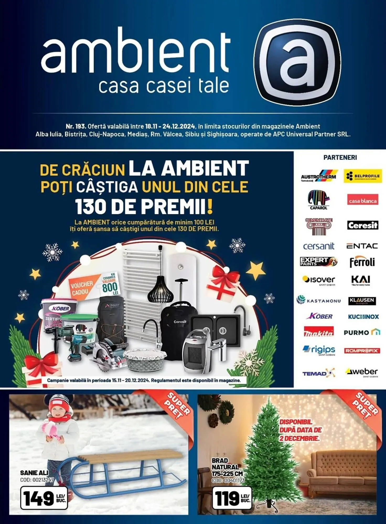 Catalog Catalog Ambient de la 18 noiembrie până la 24 decembrie 2024 - Revista Pagina 1