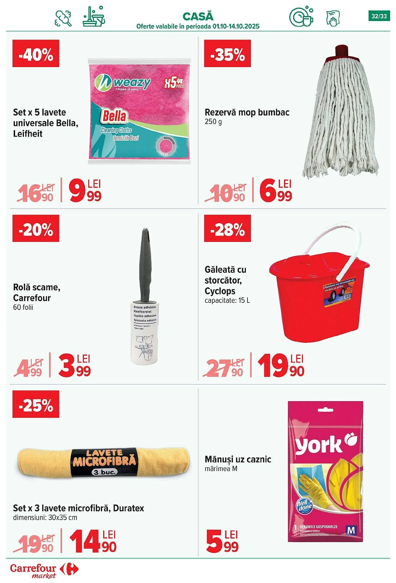 Catalog Catalog Carrefour Market de la 1 octombrie până la 14 octombrie 2025 - Revista Pagina 33