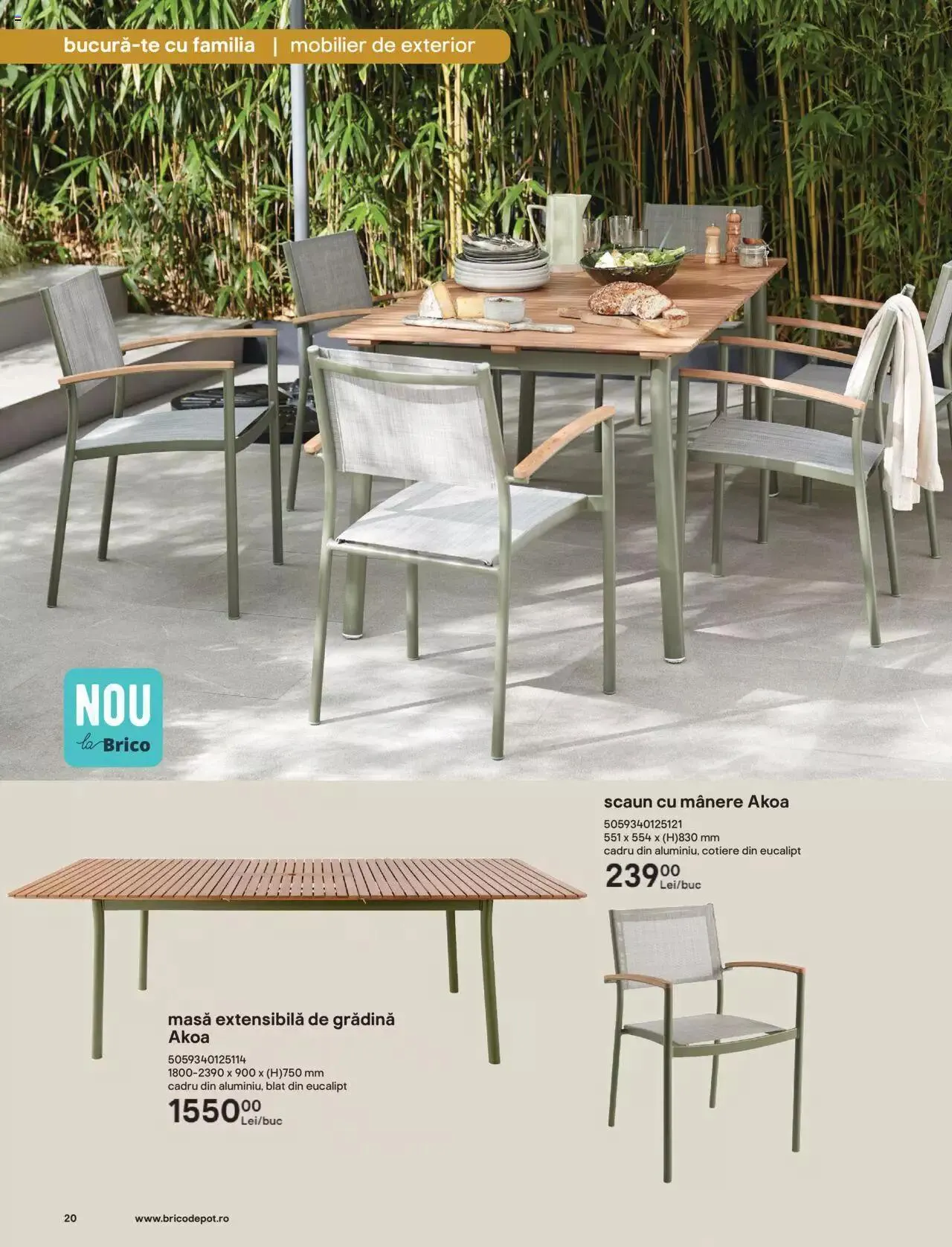 Catalog Brico Depot catalog - Bucuria momentelor de la 1 iunie până la 30 septembrie 2023 - Revista Pagina 20