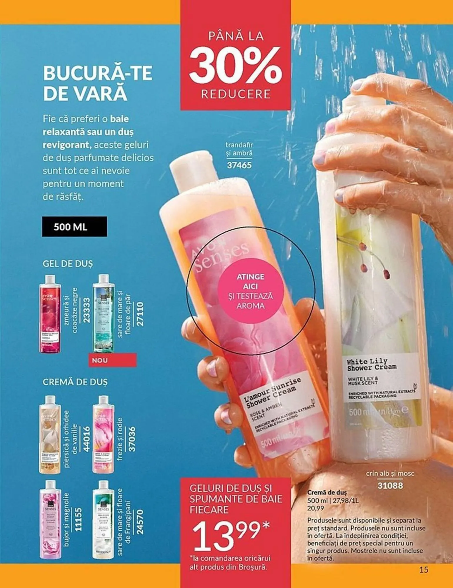 Catalog Catalog Avon de la 1 iulie până la 31 iulie 2025 - Revista Pagina 15