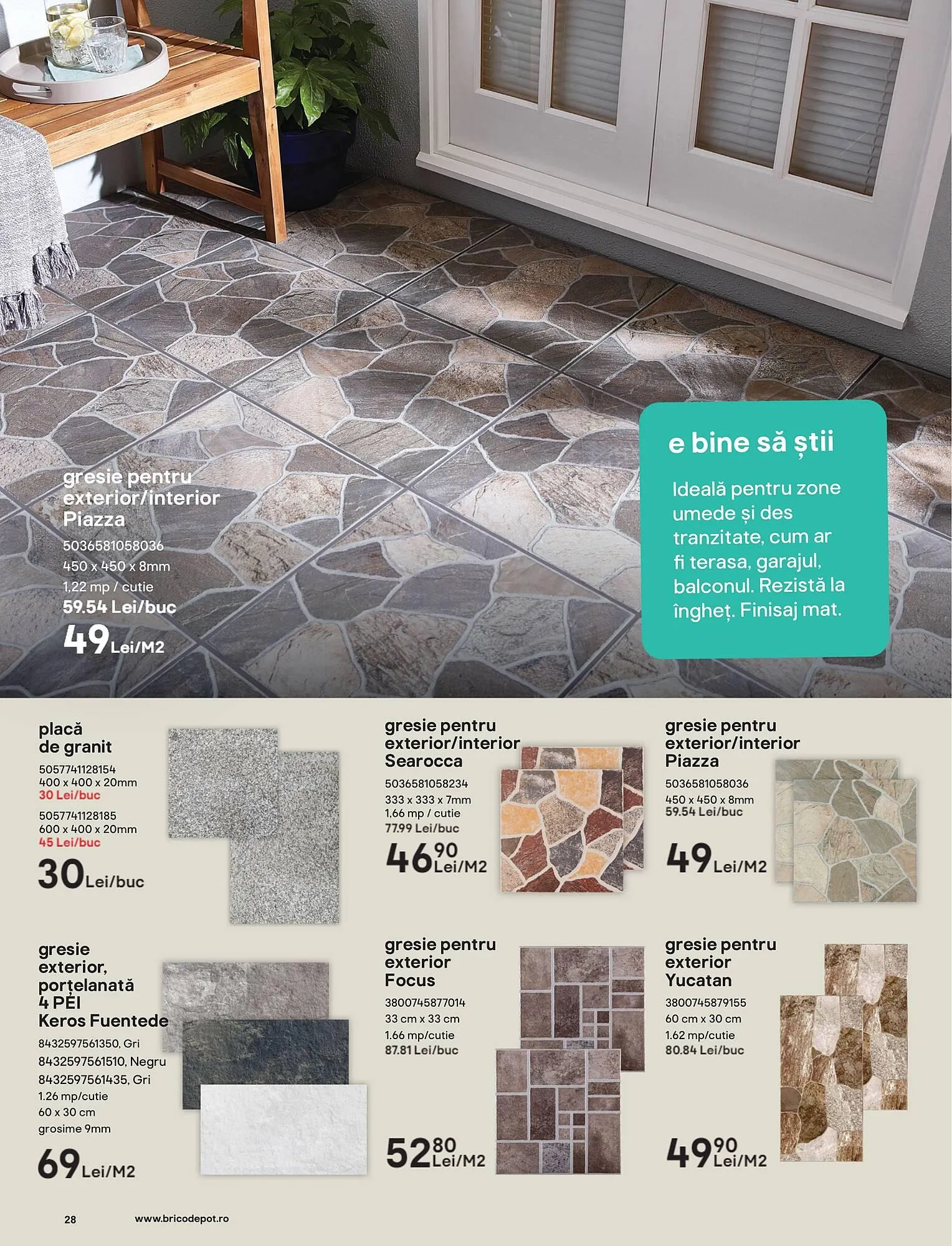 Catalog Catalog Brico Depôt de la 9 mai până la 22 aprilie 2025 - Revista Pagina 28