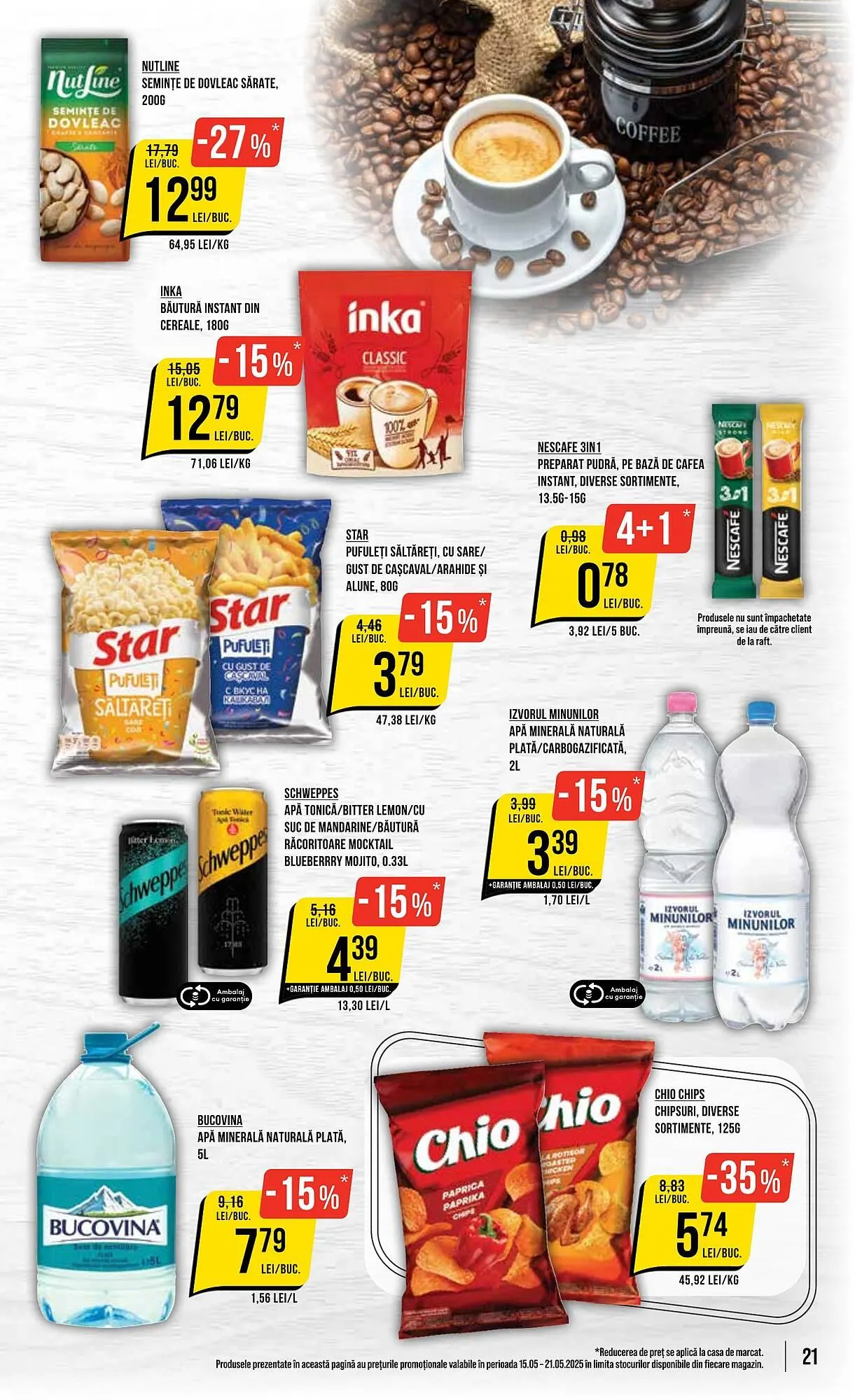 Catalog Catalog Mega Image de la 15 mai până la 21 mai 2025 - Revista Pagina 21