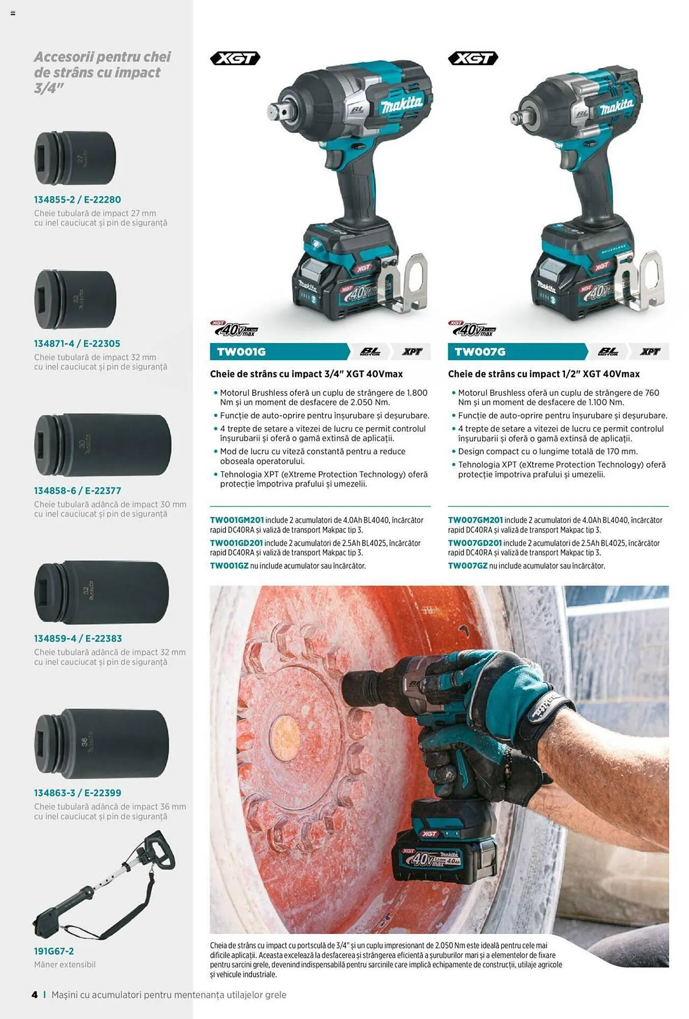 Catalog Makita catalog de la 1 septembrie până la 12 septembrie 2023 - Revista Pagina 4
