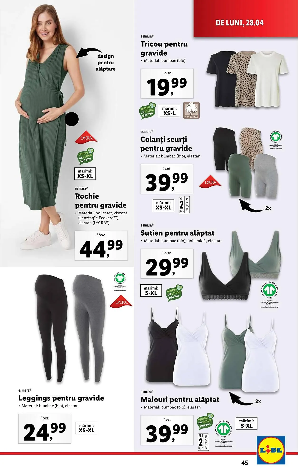 Catalog Catalog Lidl de la 22 aprilie până la 27 aprilie 2025 - Revista Pagina 45