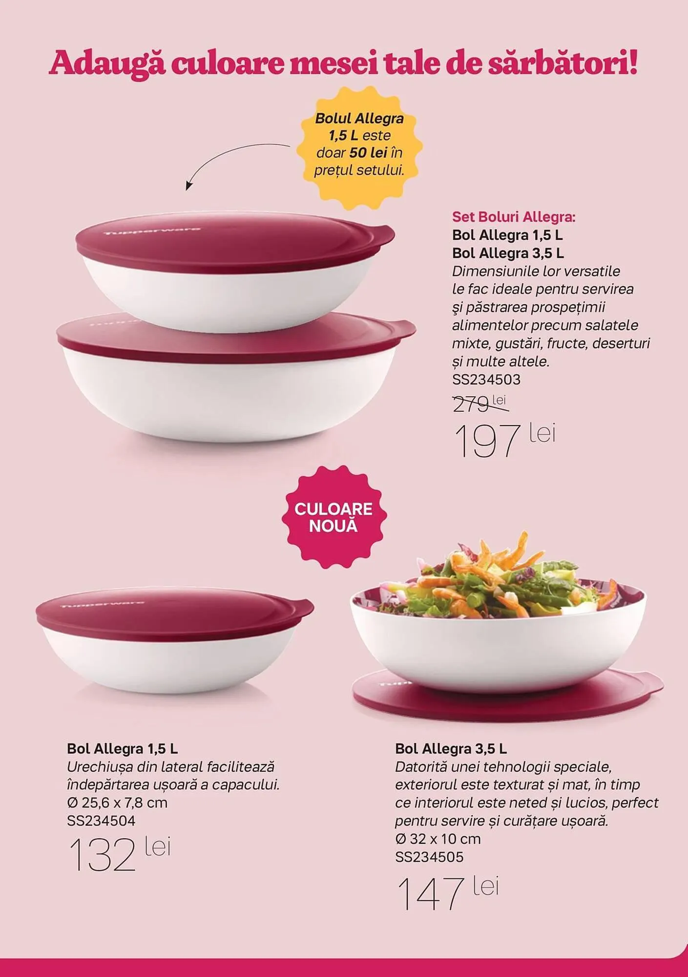 Catalog Tupperware catalog de la 6 noiembrie până la 3 decembrie 2023 - Revista Pagina 3