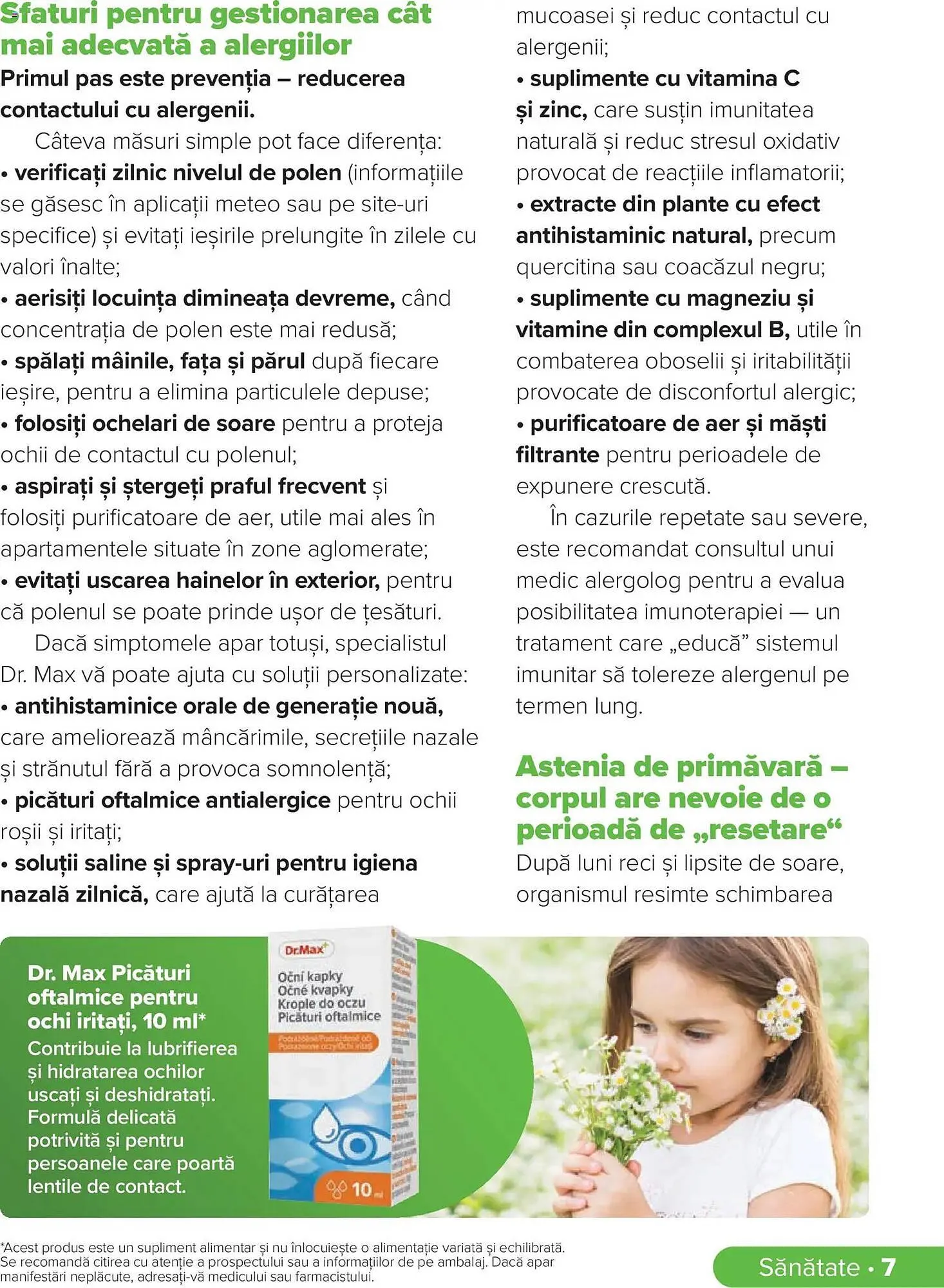 Catalog Catalog Dr.Max de la 28 februarie până la 31 mai 2026 - Revista Pagina 7