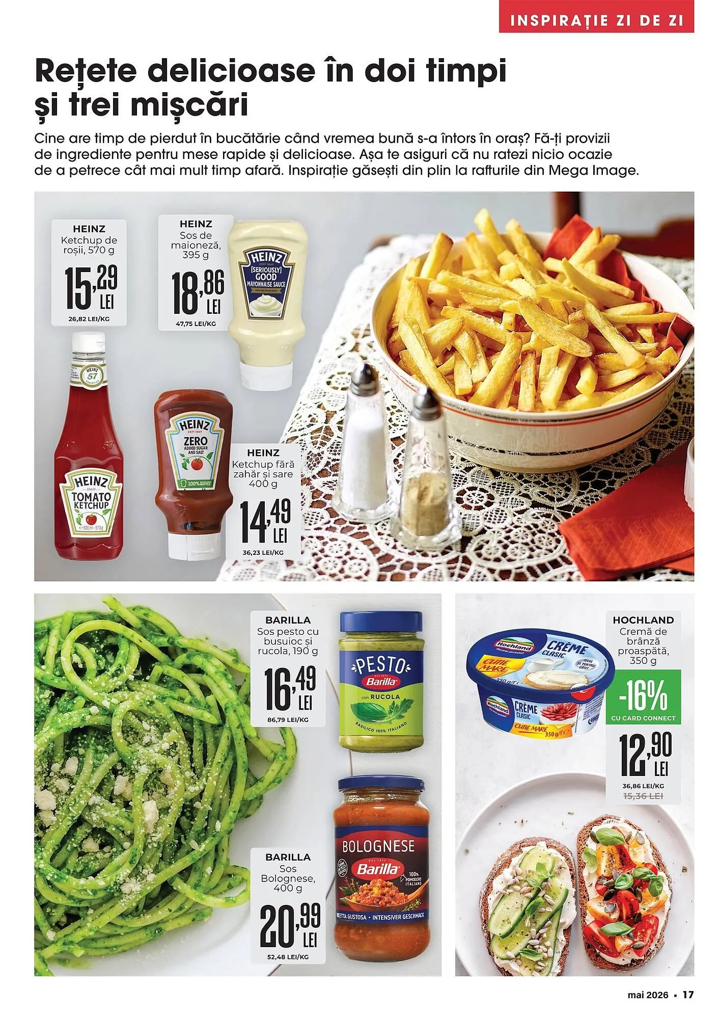 Catalog Catalog Mega Image de la 1 mai până la 31 mai 2026 - Revista Pagina 17