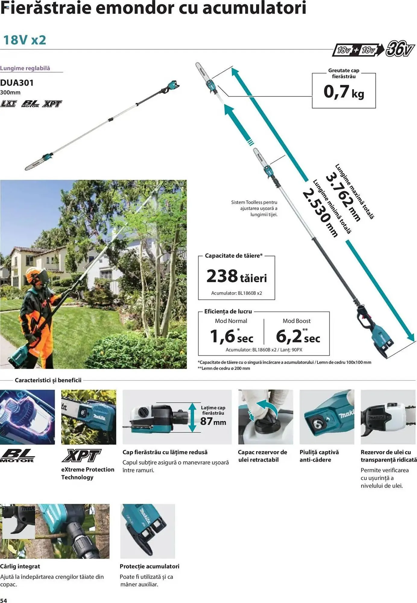 Catalog Catalog Makita de la 8 ianuarie până la 31 decembrie 2025 - Revista Pagina 54
