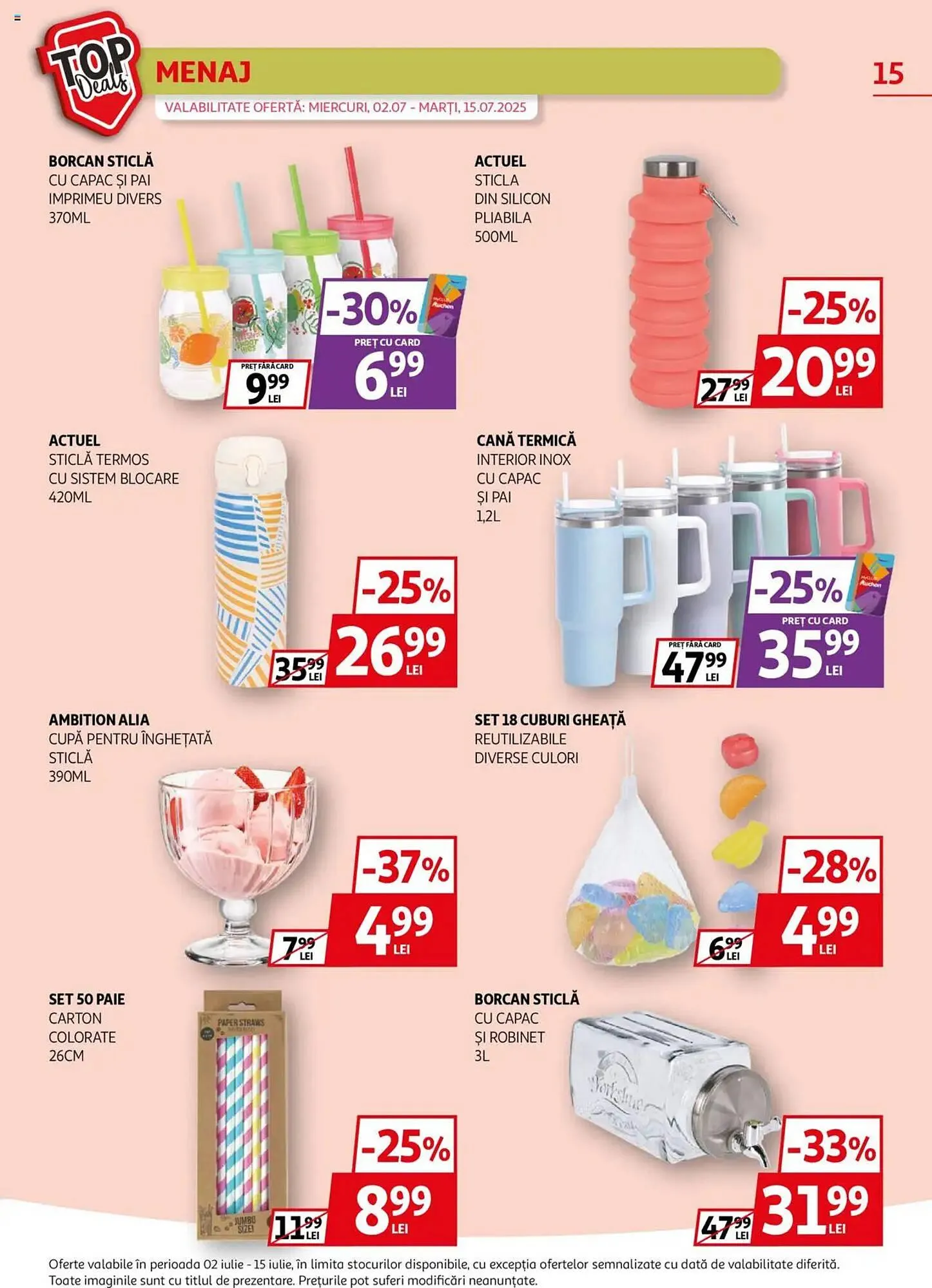 Catalog Catalog Auchan de la 1 iulie până la 15 iulie 2025 - Revista Pagina 15