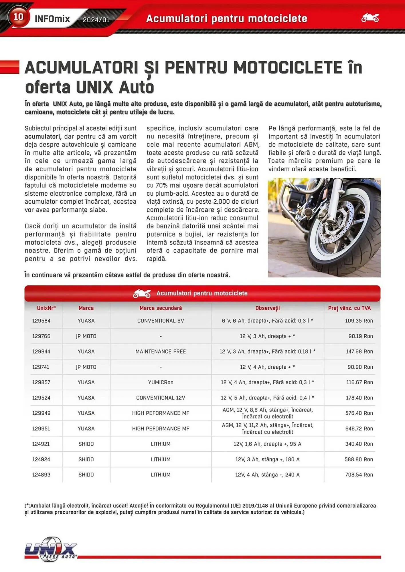 Catalog UNIX Auto catalog de la 19 ianuarie până la 31 decembrie 2024 - Revista Pagina 10