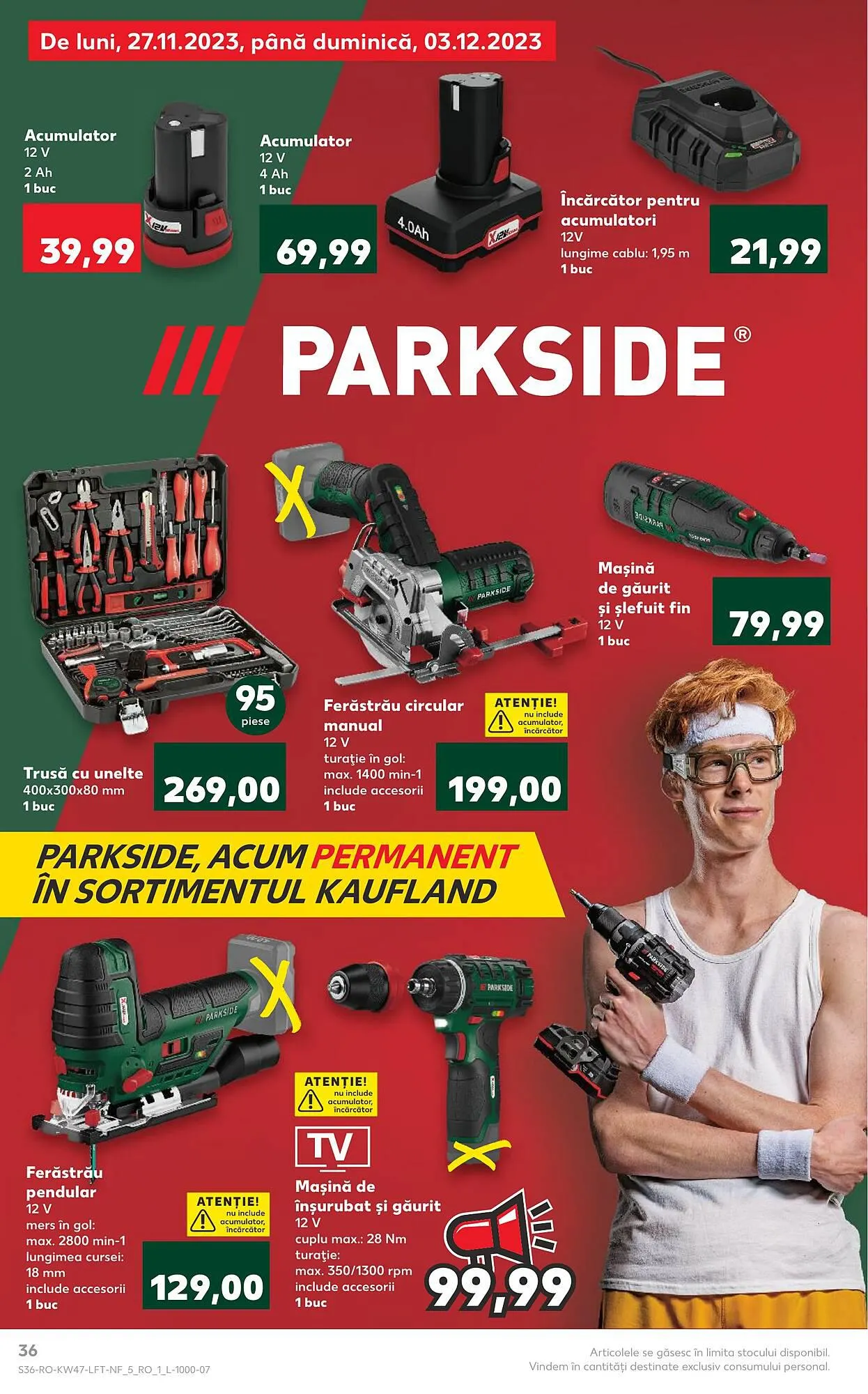 Catalog Kaufland catalog de la 22 noiembrie până la 28 noiembrie 2023 - Revista Pagina 36