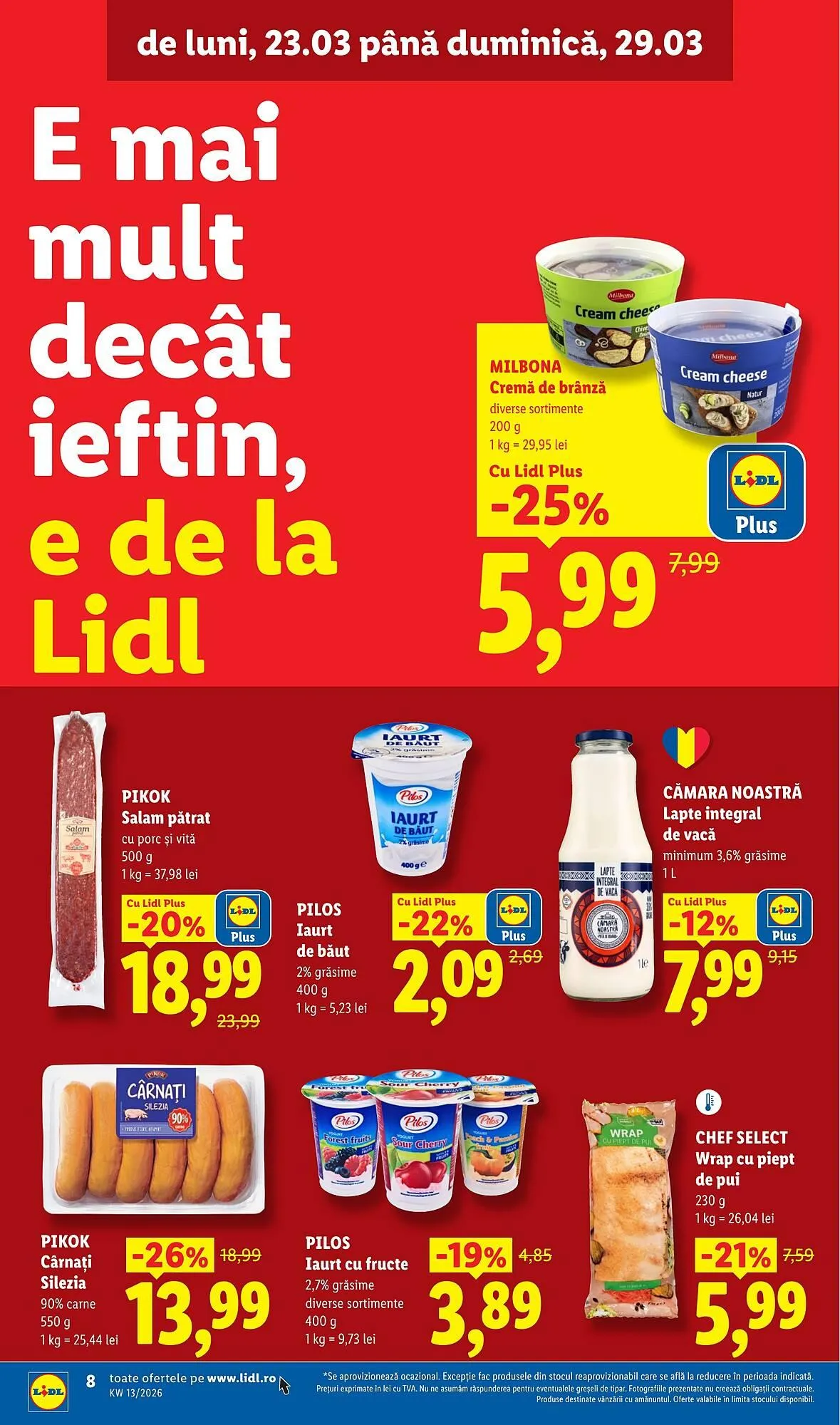 Catalog Catalog Lidl de la 23 martie până la 29 martie 2026 - Revista Pagina 8