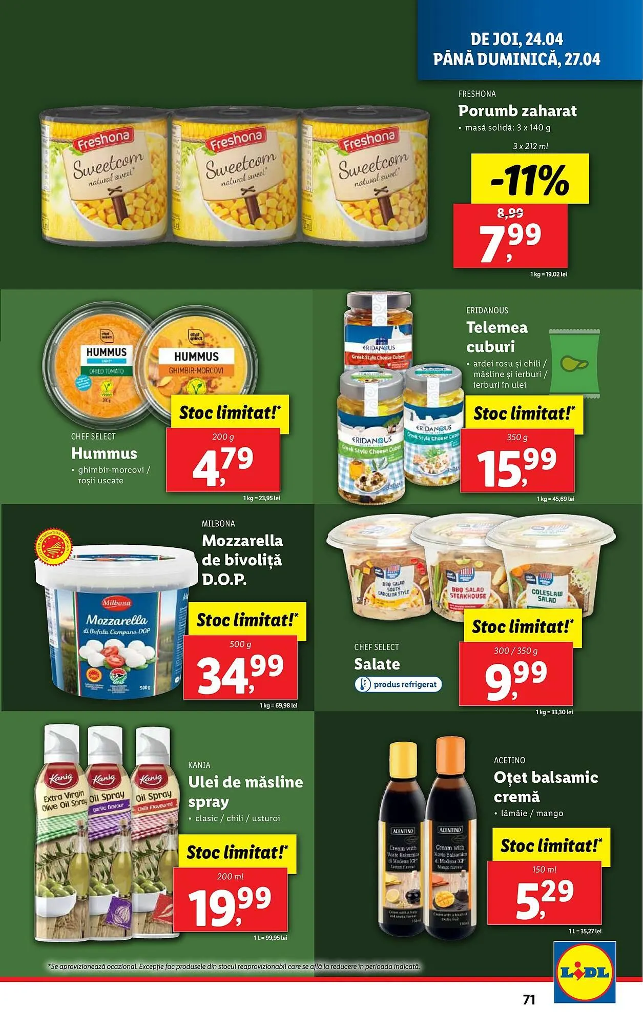 Catalog Catalog Lidl de la 22 aprilie până la 27 aprilie 2025 - Revista Pagina 71