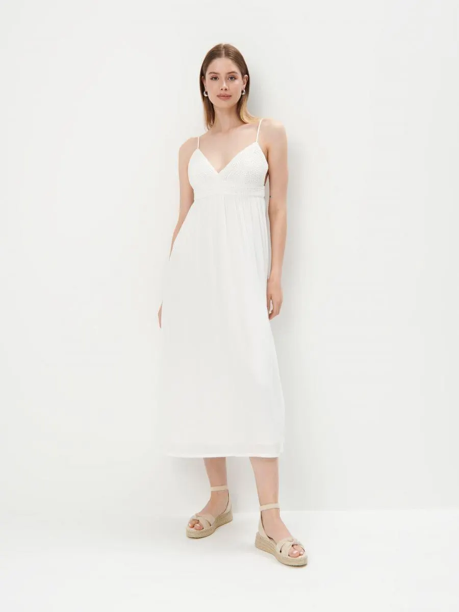 Rochie midi din viscoză