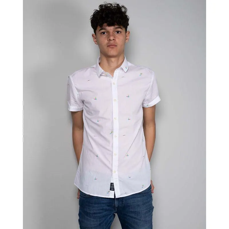 Camasa din bumbac cu maneca scurta 24KOS02004