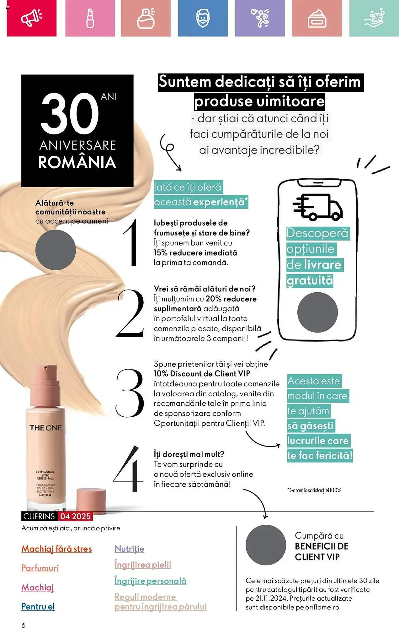 Catalog Catalog Oriflame de la 2 martie până la 22 martie 2025 - Revista Pagina 6