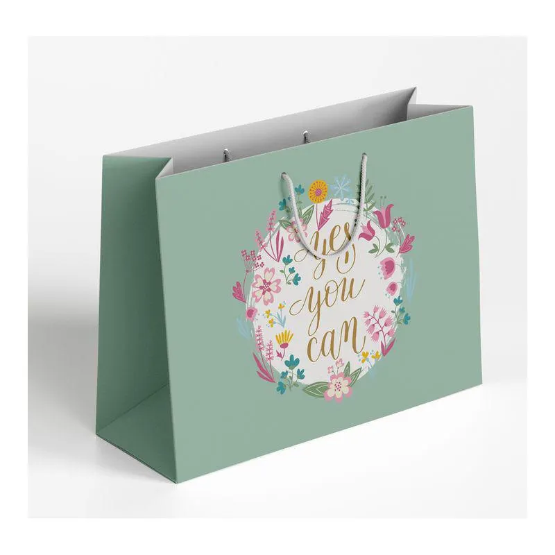 Punga pentru cadou Auchan M, Model Yes you can