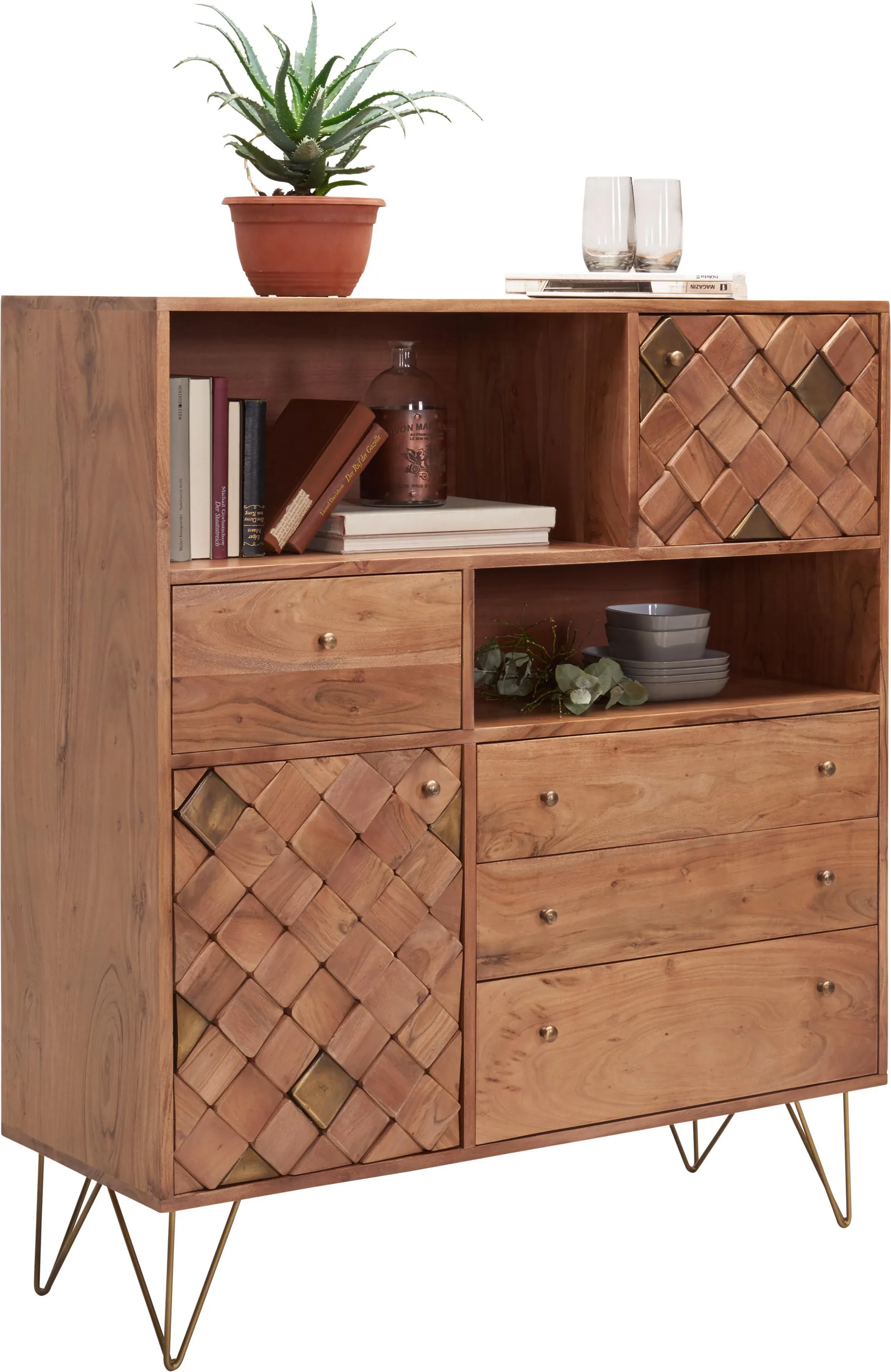 Ambia Home COMODĂ 110/126/40 cm