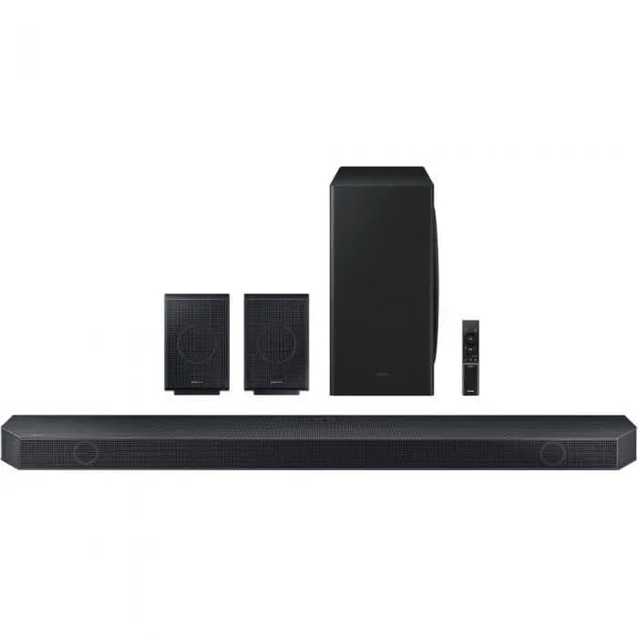 Soundbar Samsung HW-Q930D/EN, 9.1.4ch, 540W, Bluetooth, Wi-Fi, Subwoofer wireless, Dolby Atmos, Negru