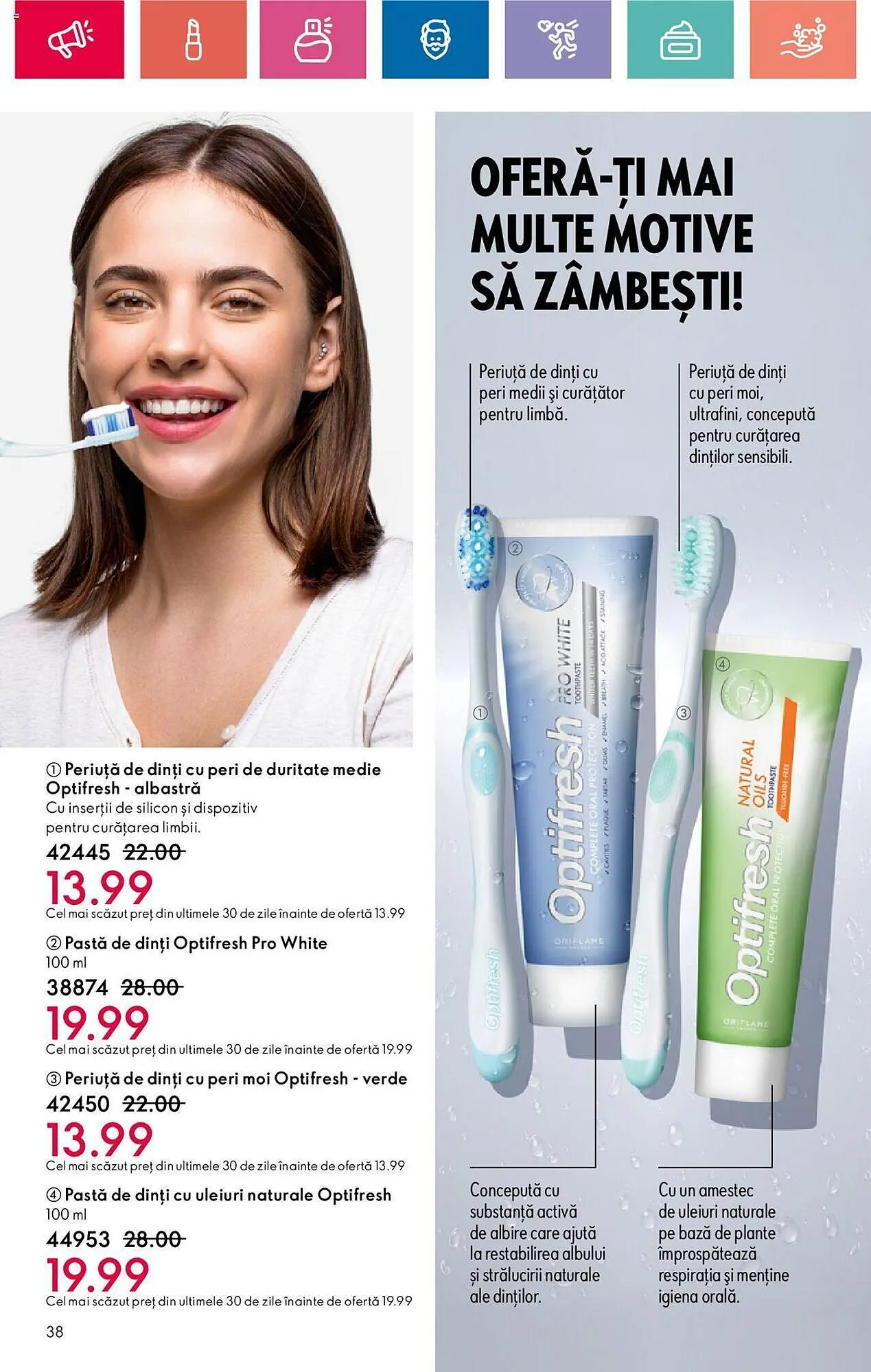 Catalog Oriflame catalog de la 28 mai până la 17 iunie 2024 - Revista Pagina 38