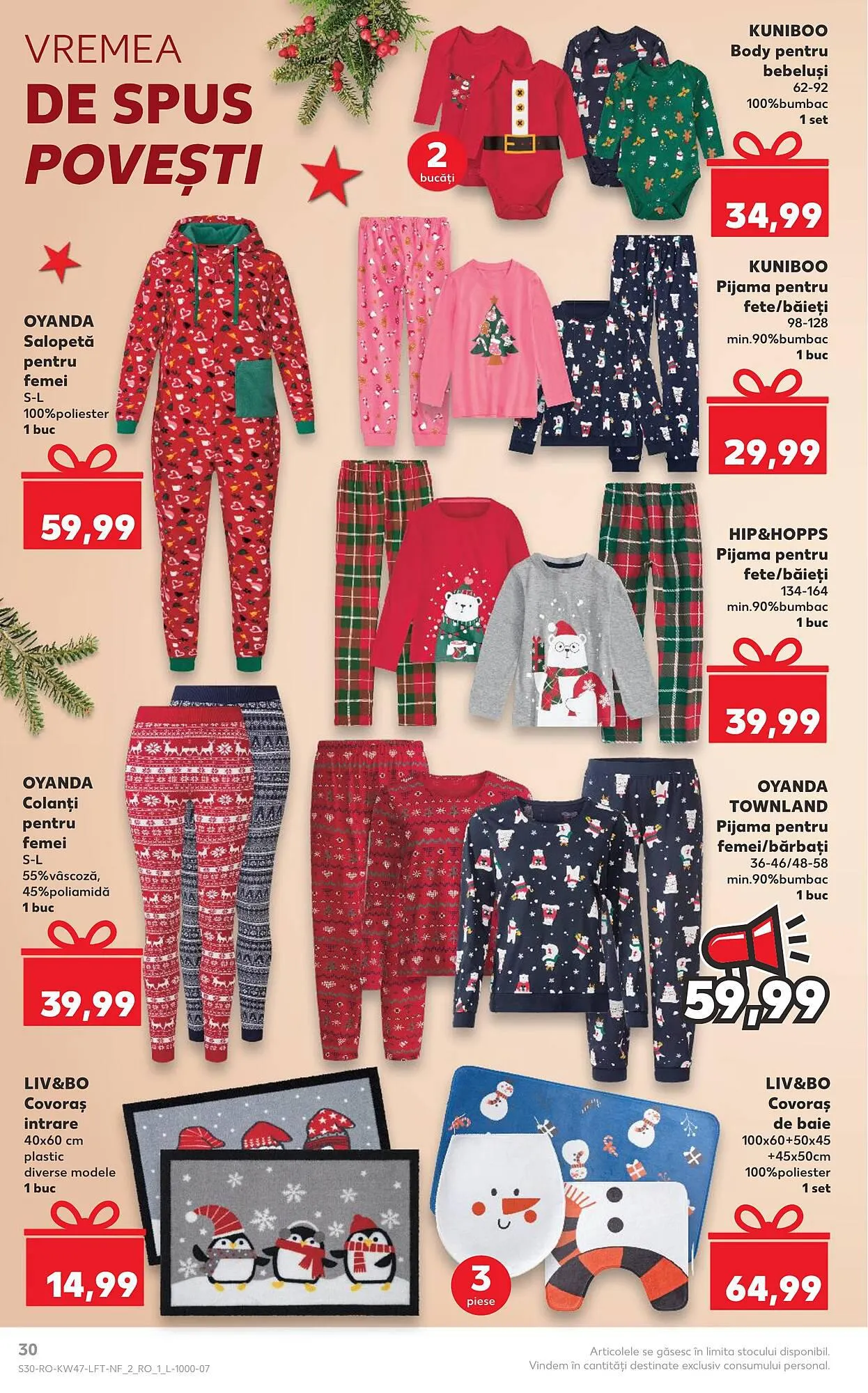 Catalog Kaufland catalog de la 22 noiembrie până la 28 noiembrie 2023 - Revista Pagina 30