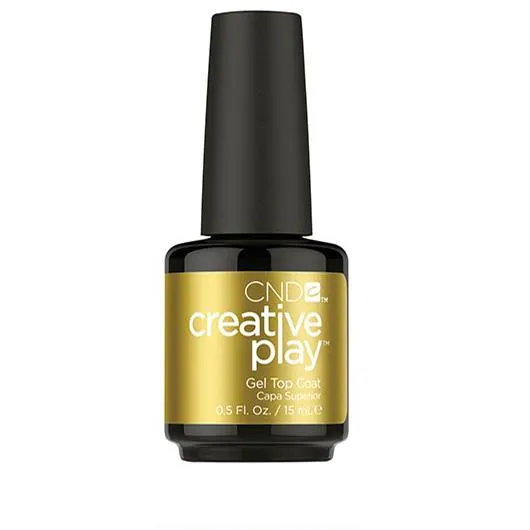 Lac unghii semipermanent Creative Play Gel Top Coat 15 ml