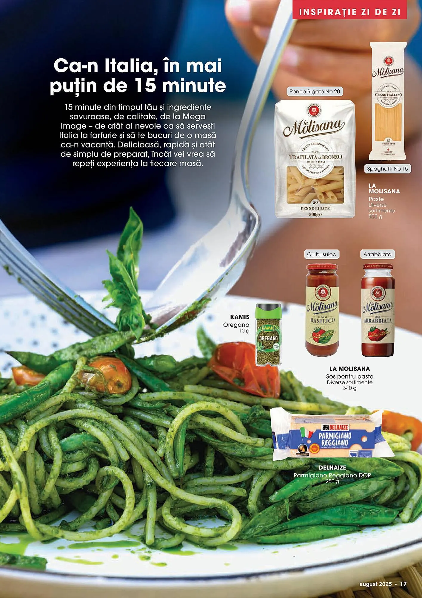Catalog Catalog Mega Image de la 1 august până la 31 august 2025 - Revista Pagina 17