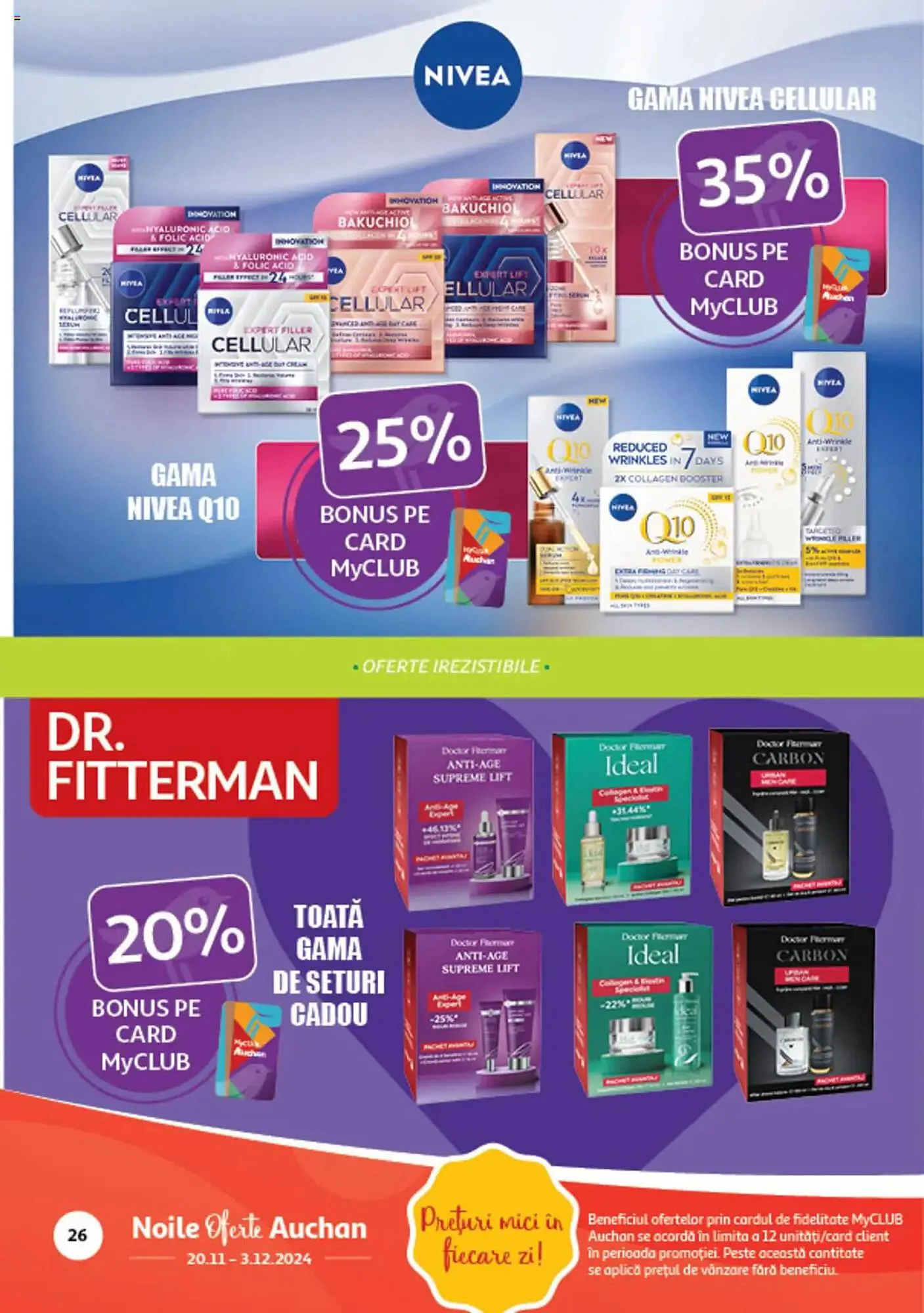 Catalog Catalog Auchan de la 20 noiembrie până la 3 decembrie 2024 - Revista Pagina 26