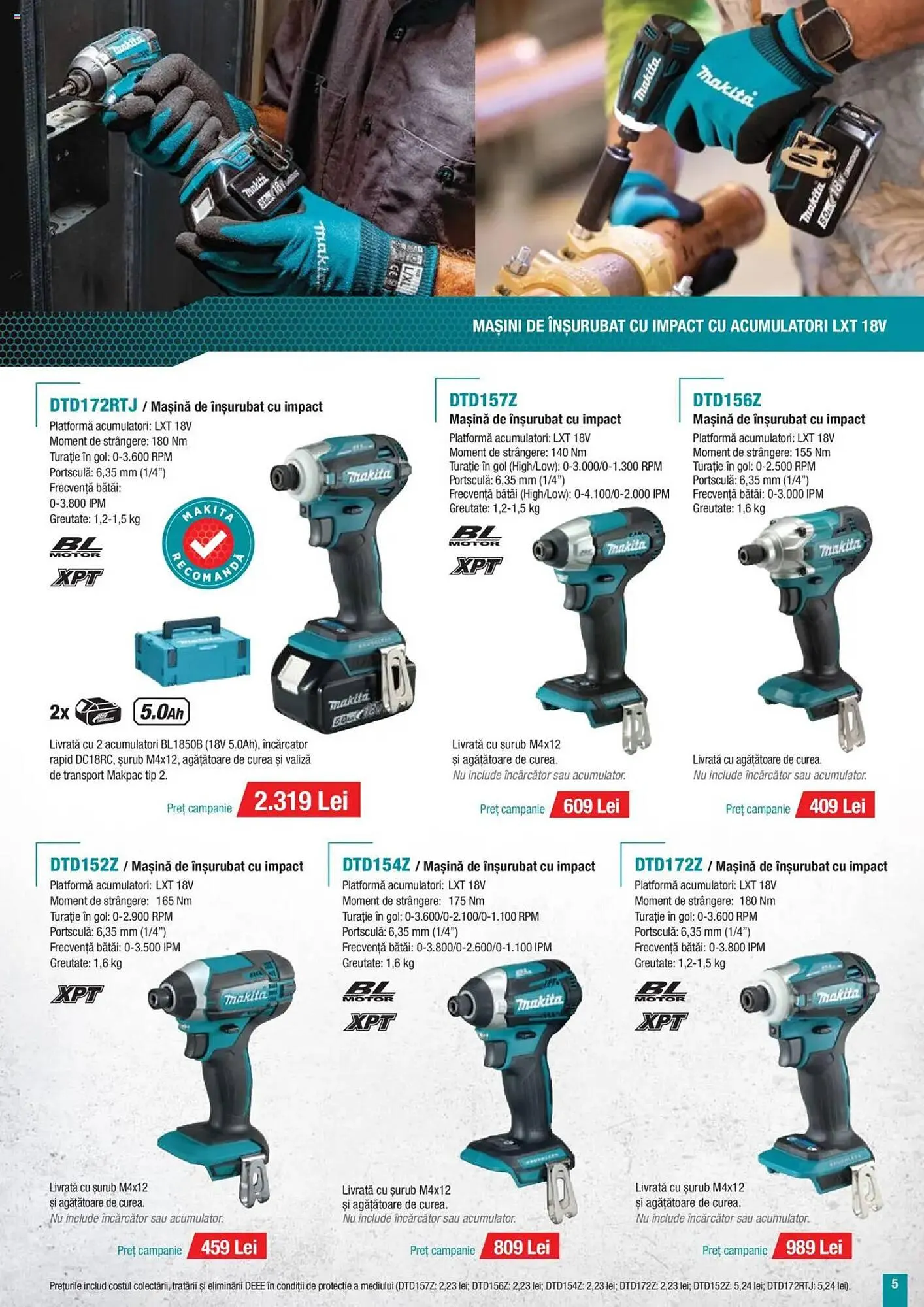 Catalog Catalog Makita de la 8 ianuarie până la 31 martie 2025 - Revista Pagina 5