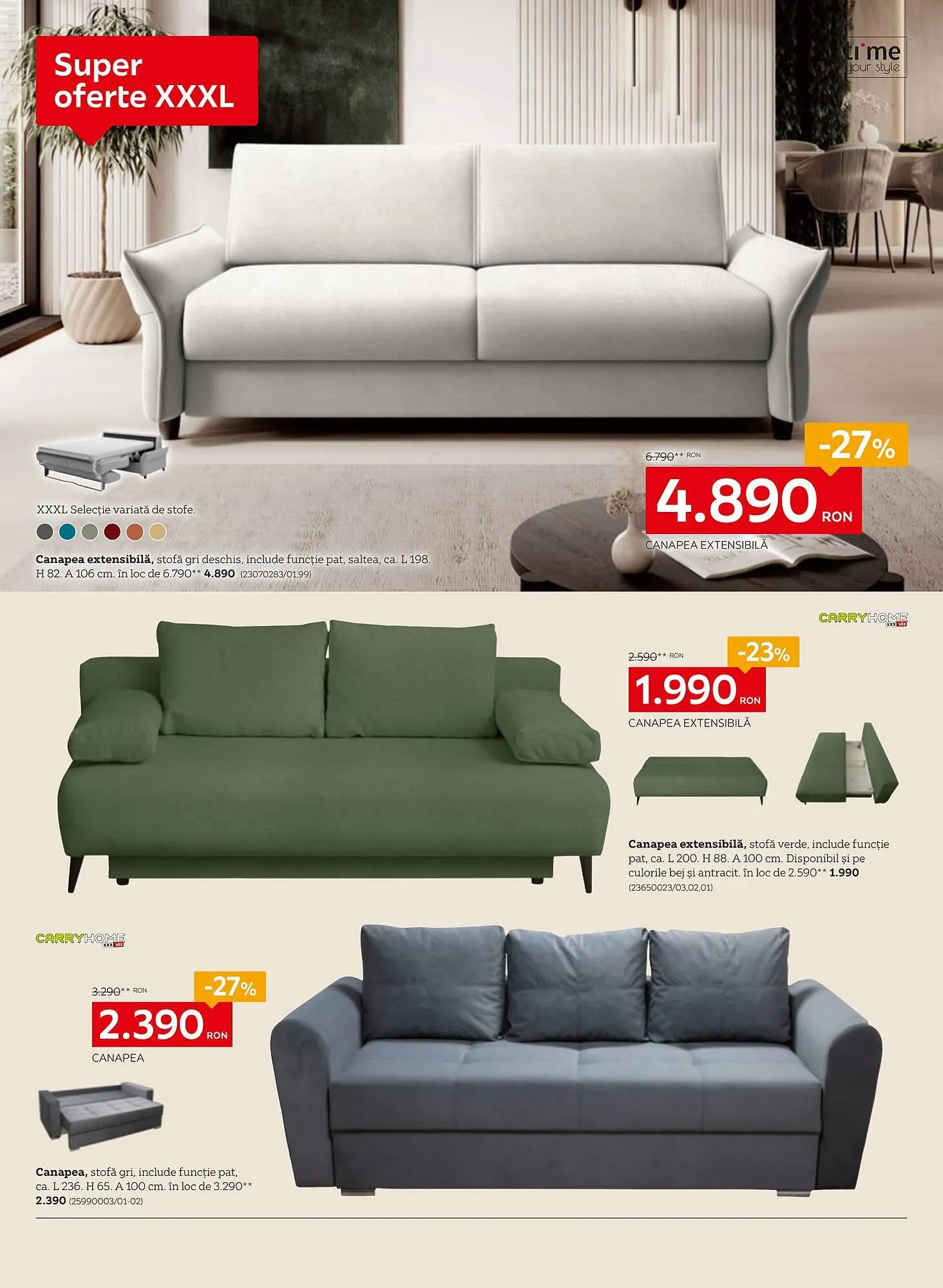 Catalog Catalog XXXLutz de la 5 ianuarie până la 1 februarie 2026 - Revista Pagina 6