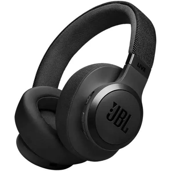 Casti JBL Live 770NC, Bluetooth, Over-ear, Microfon, Noise Cancelling, negru
