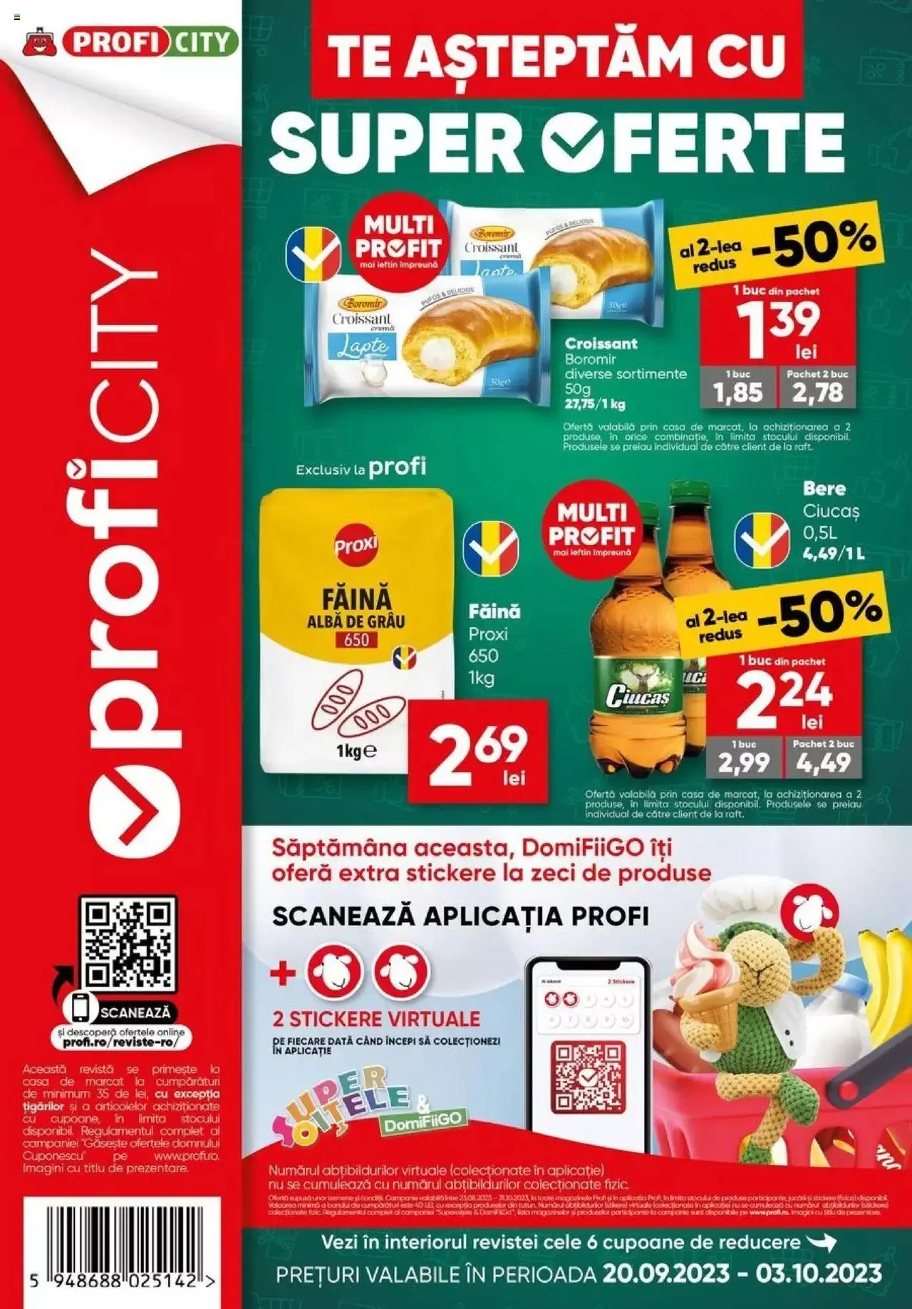 Catalog Catalog Profi City nou de la 20 septembrie până la 3 octombrie 2023 - Revista Pagina 1