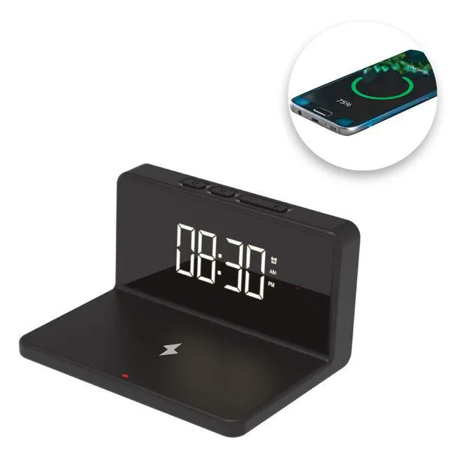 Ceas Desteptator cu Baza pentru Incarcare Wireless 10W