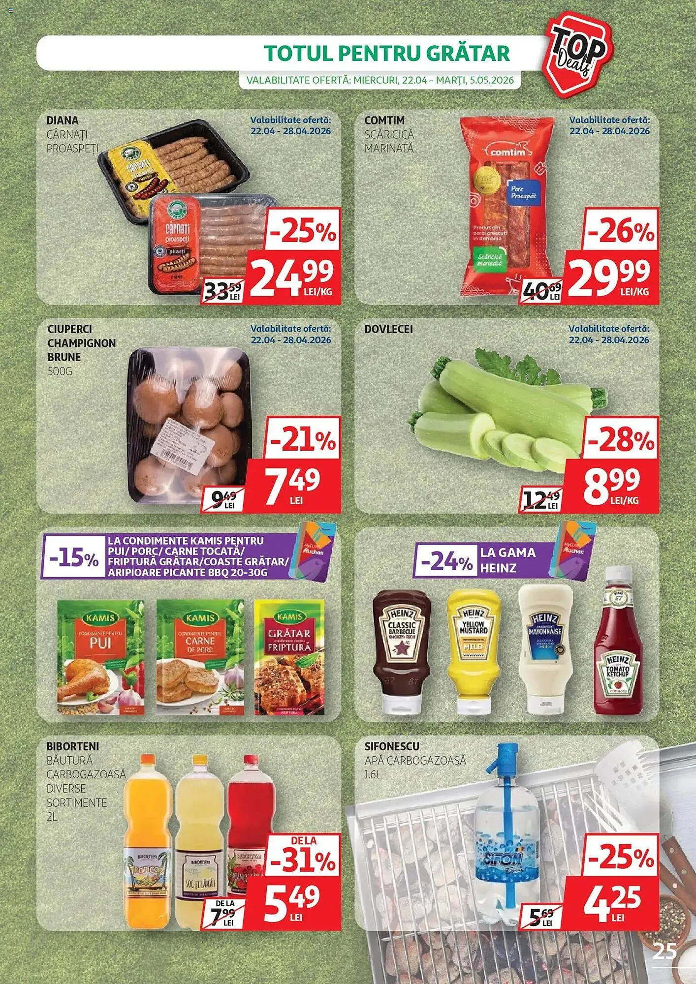 Catalog Catalog Auchan de la 22 aprilie până la 5 mai 2026 - Revista Pagina 25