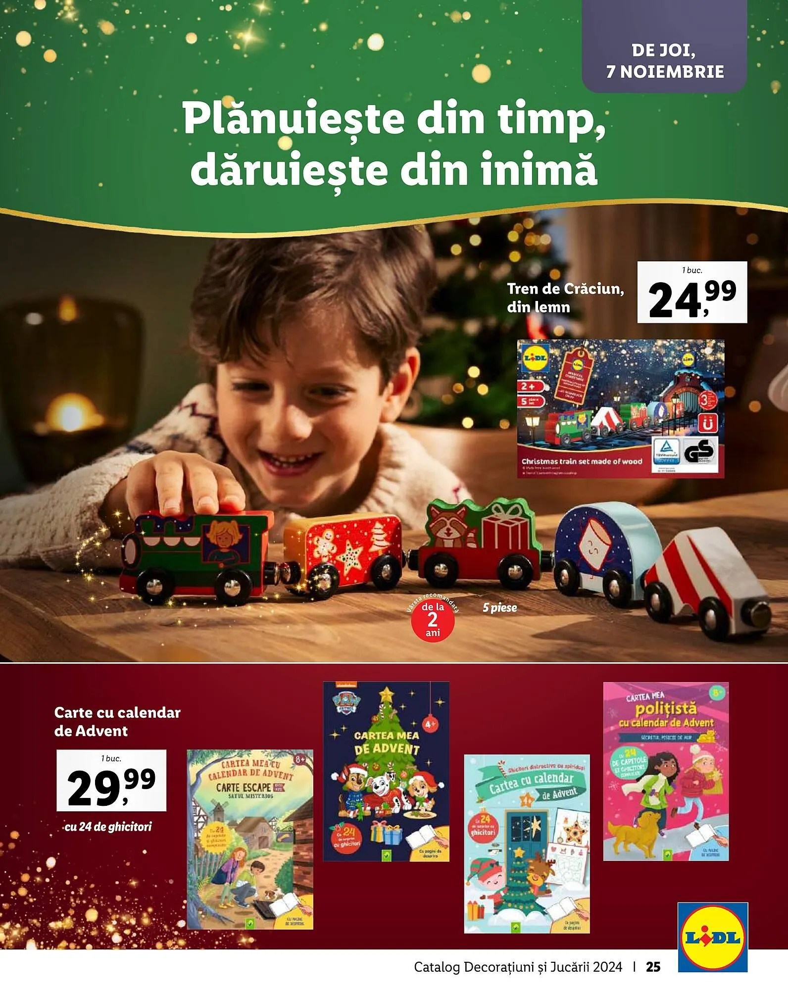 Catalog Catalog Lidl de la 4 noiembrie până la 24 decembrie 2024 - Revista Pagina 25