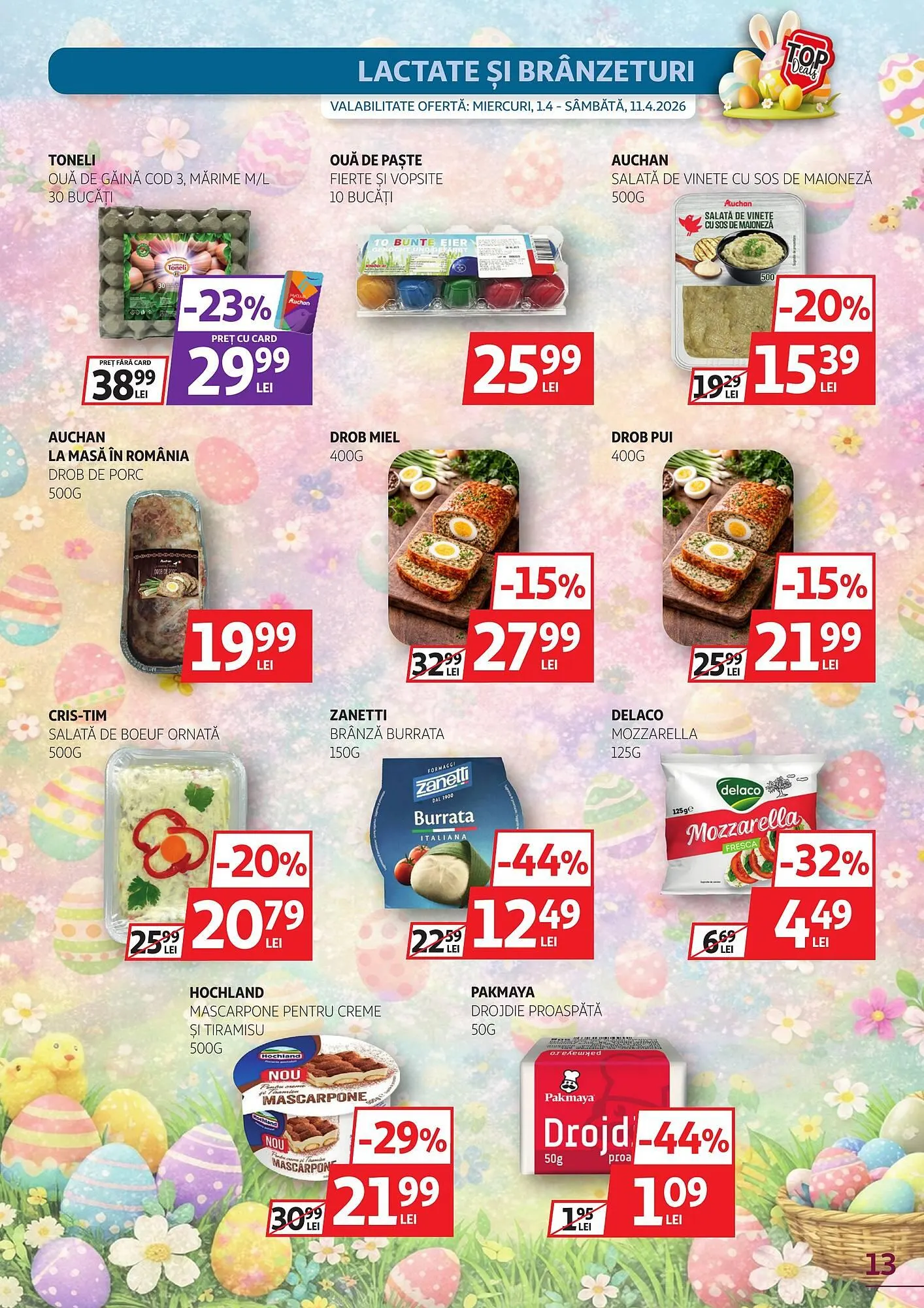 Catalog Catalog Auchan de la 25 martie până la 11 aprilie 2026 - Revista Pagina 13