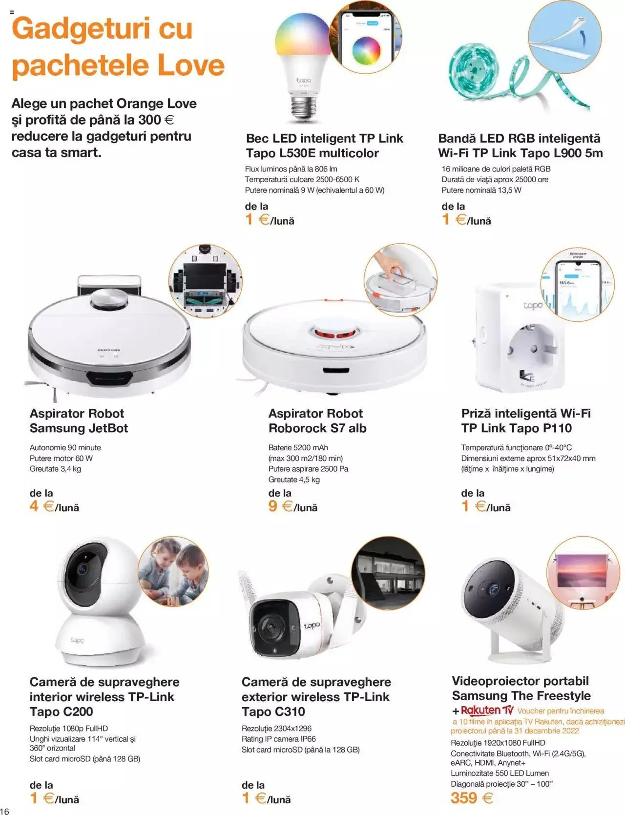 Catalog Orange - Catalog nou de la 21 decembrie până la 31 decembrie 2023 - Revista Pagina 16
