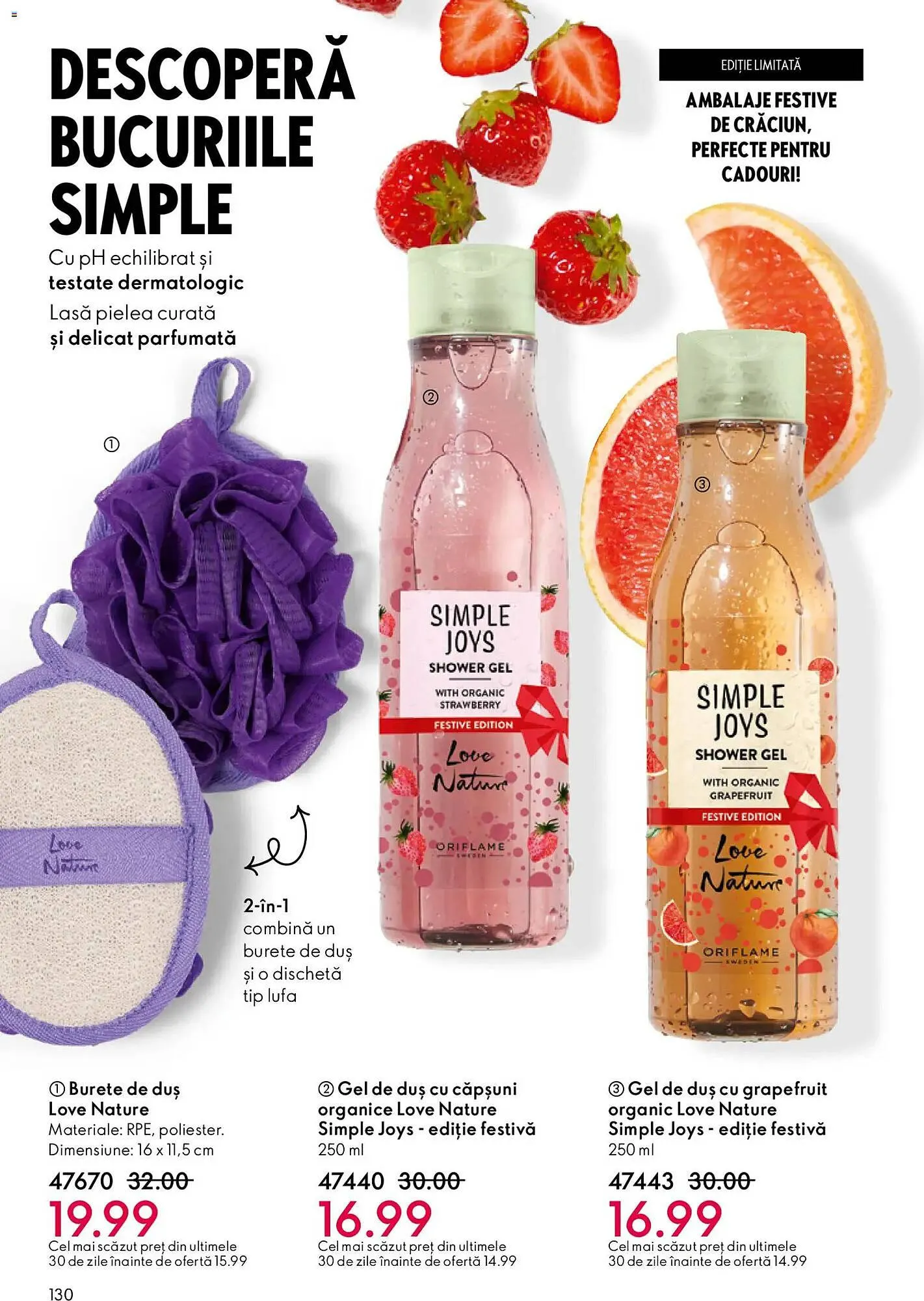 Catalog Catalog Oriflame de la 2 decembrie până la 23 decembrie 2025 - Revista Pagina 130