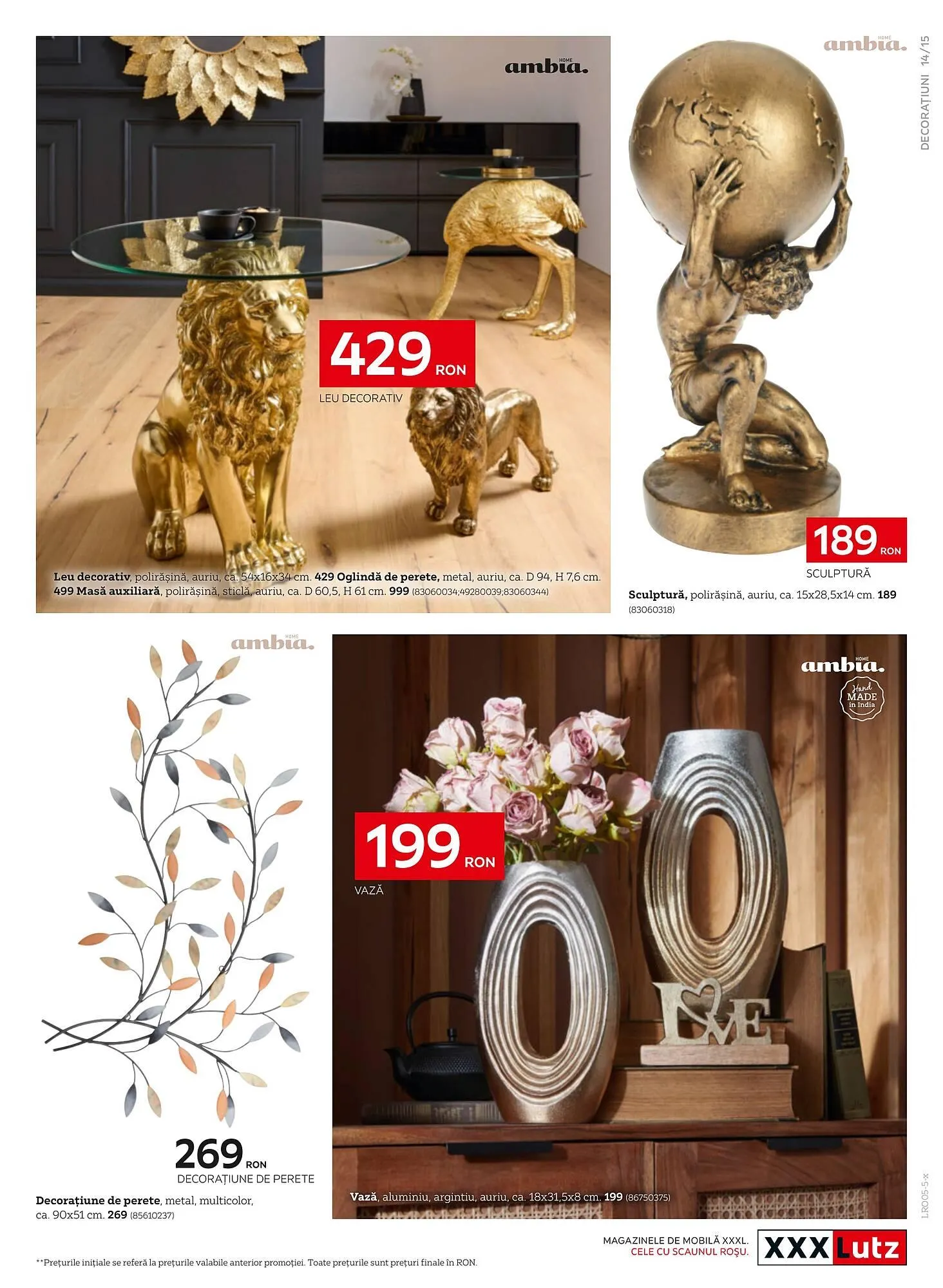 Catalog Catalog XXXLutz de la 5 mai până la 31 decembrie 2025 - Revista Pagina 15