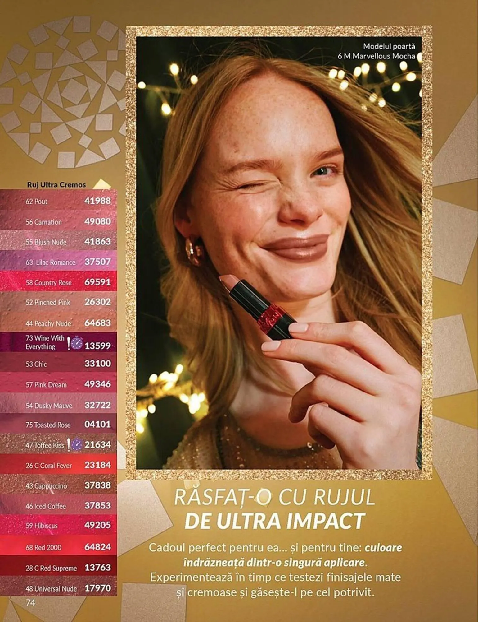 Catalog Catalog Avon de la 2 decembrie până la 31 decembrie 2025 - Revista Pagina 74