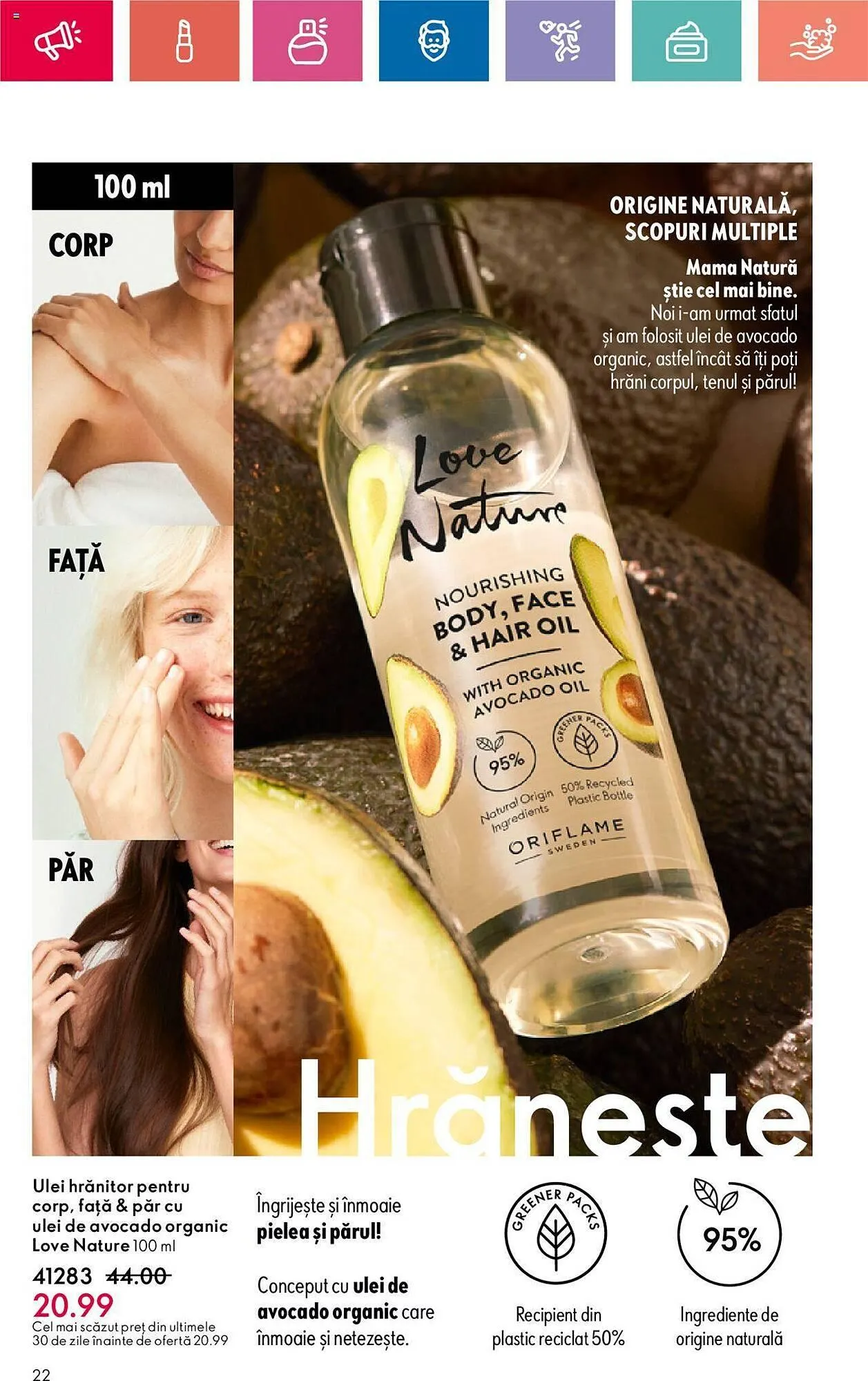 Catalog Oriflame catalog de la 28 mai până la 17 iunie 2024 - Revista Pagina 22