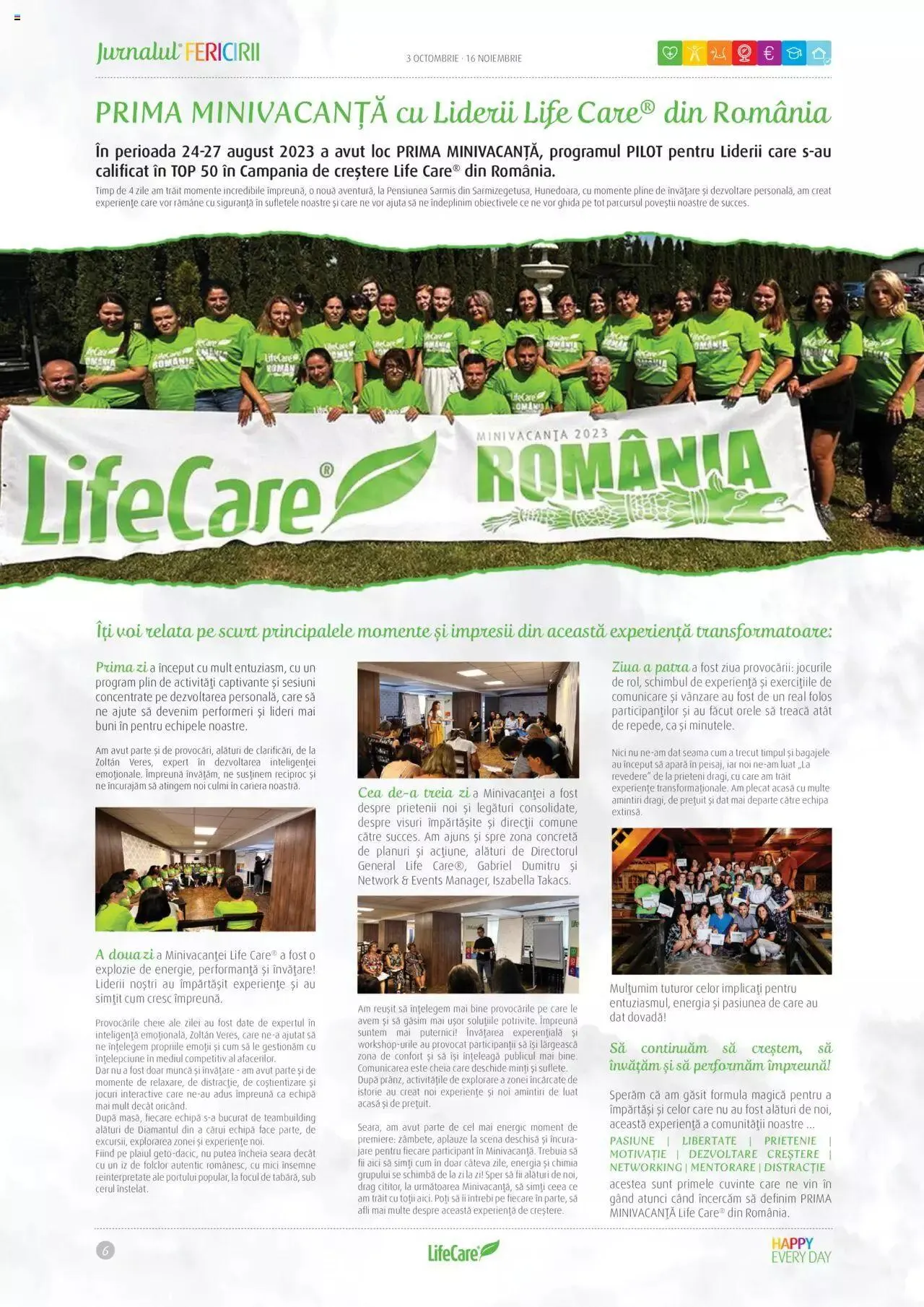 Catalog Life Care catalog - Jurnalul Fericirii Octombrie/Noiembrie de la 3 octombrie până la 16 noiembrie 2023 - Revista Pagina 6