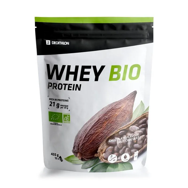 Izolat proteine WHEY BIO Ciocolată 455 G