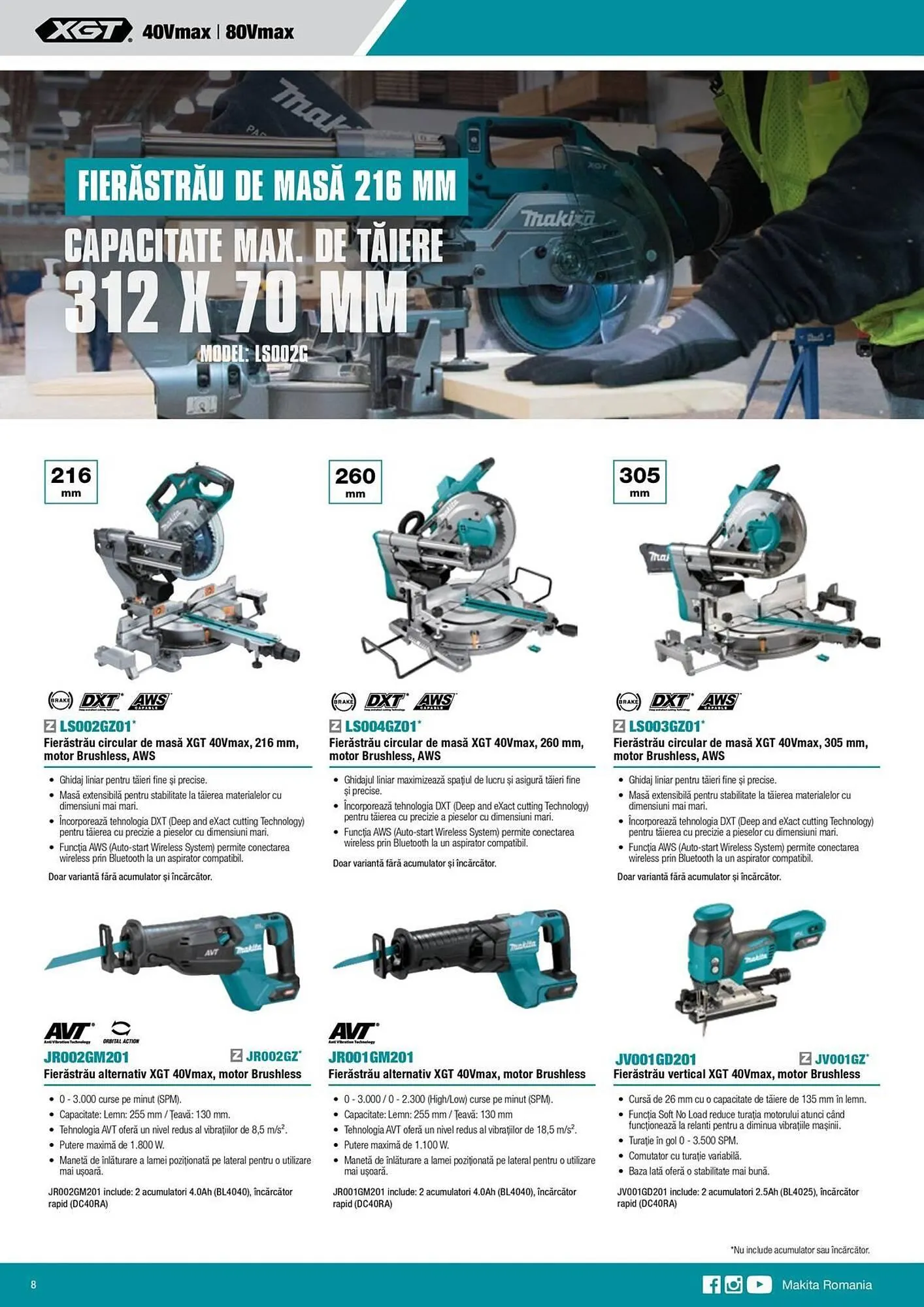 Catalog Catalog Makita de la 11 aprilie până la 28 octombrie 2025 - Revista Pagina 8