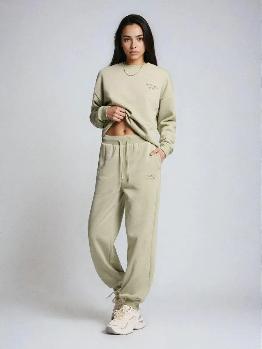 Pantaloni jogger cu interior moale