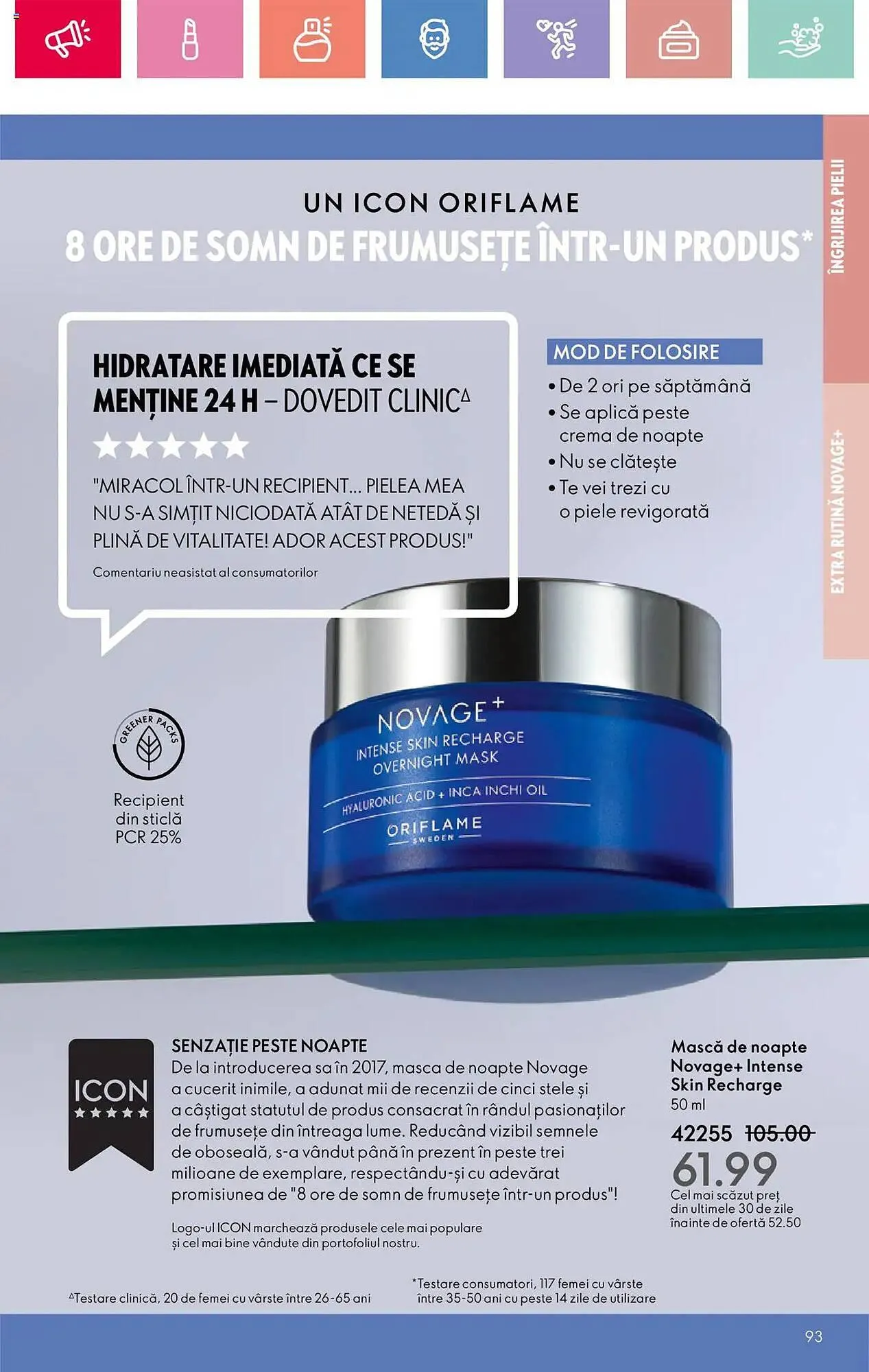 Catalog Catalog Oriflame de la 13 aprilie până la 3 mai 2025 - Revista Pagina 93