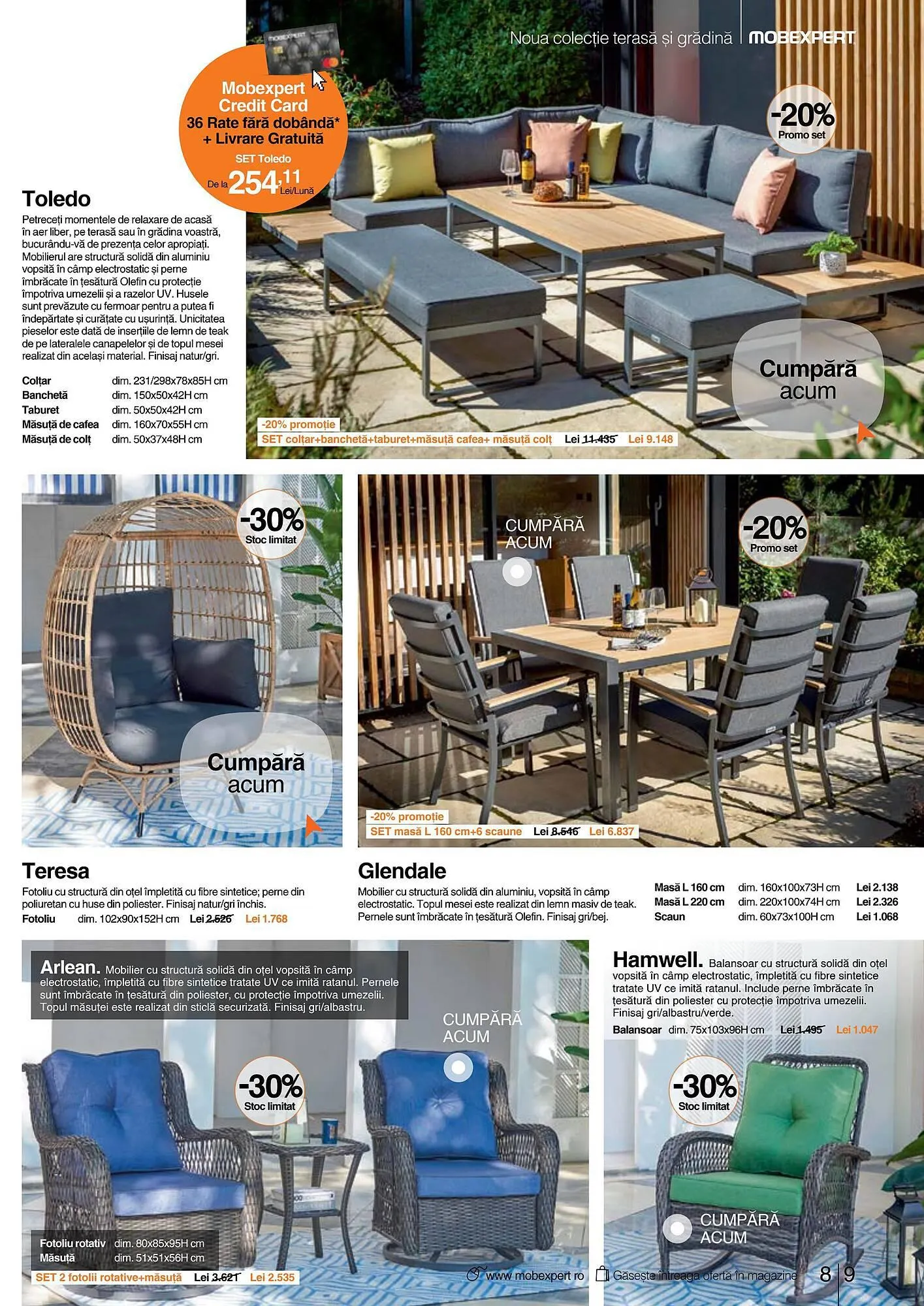 Catalog Mobexpert catalog de la 11 aprilie până la 30 septembrie 2023 - Revista Pagina 9