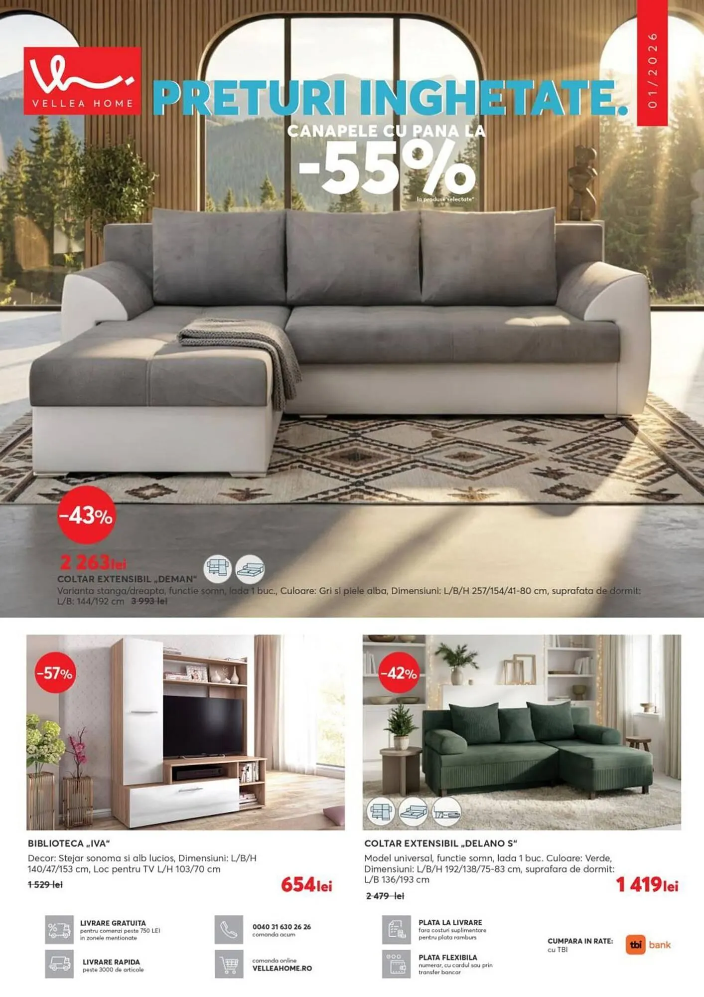 Catalog Catalog Mobila Videnov de la 5 ianuarie până la 31 ianuarie 2026 - Revista Pagina 1